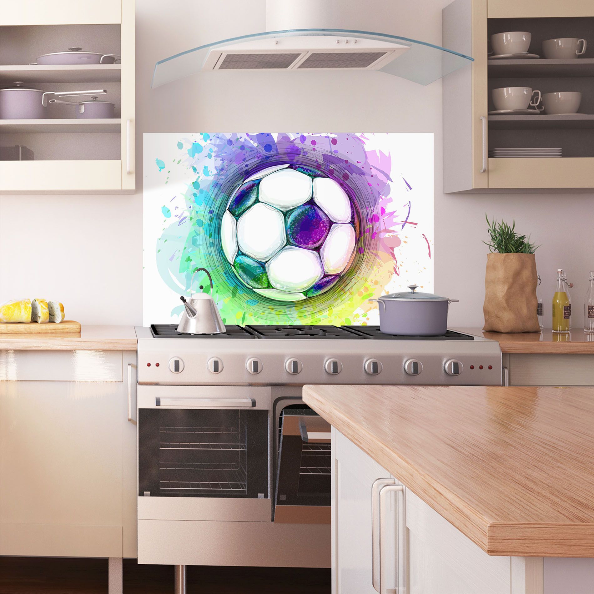 Colorful Football mockup 1