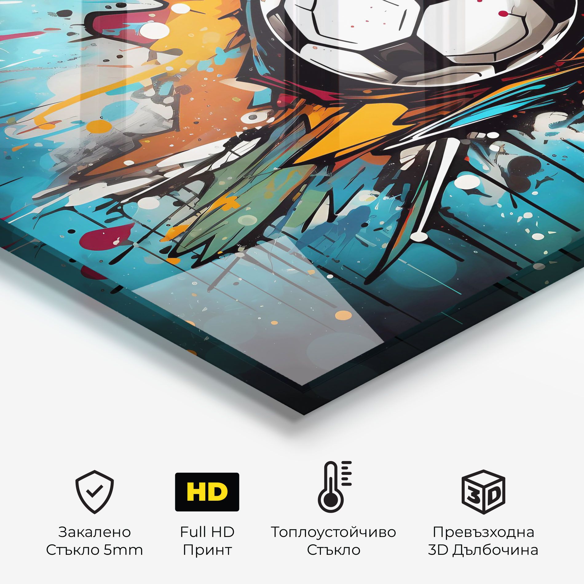 Football Graffiti Style mockup 2