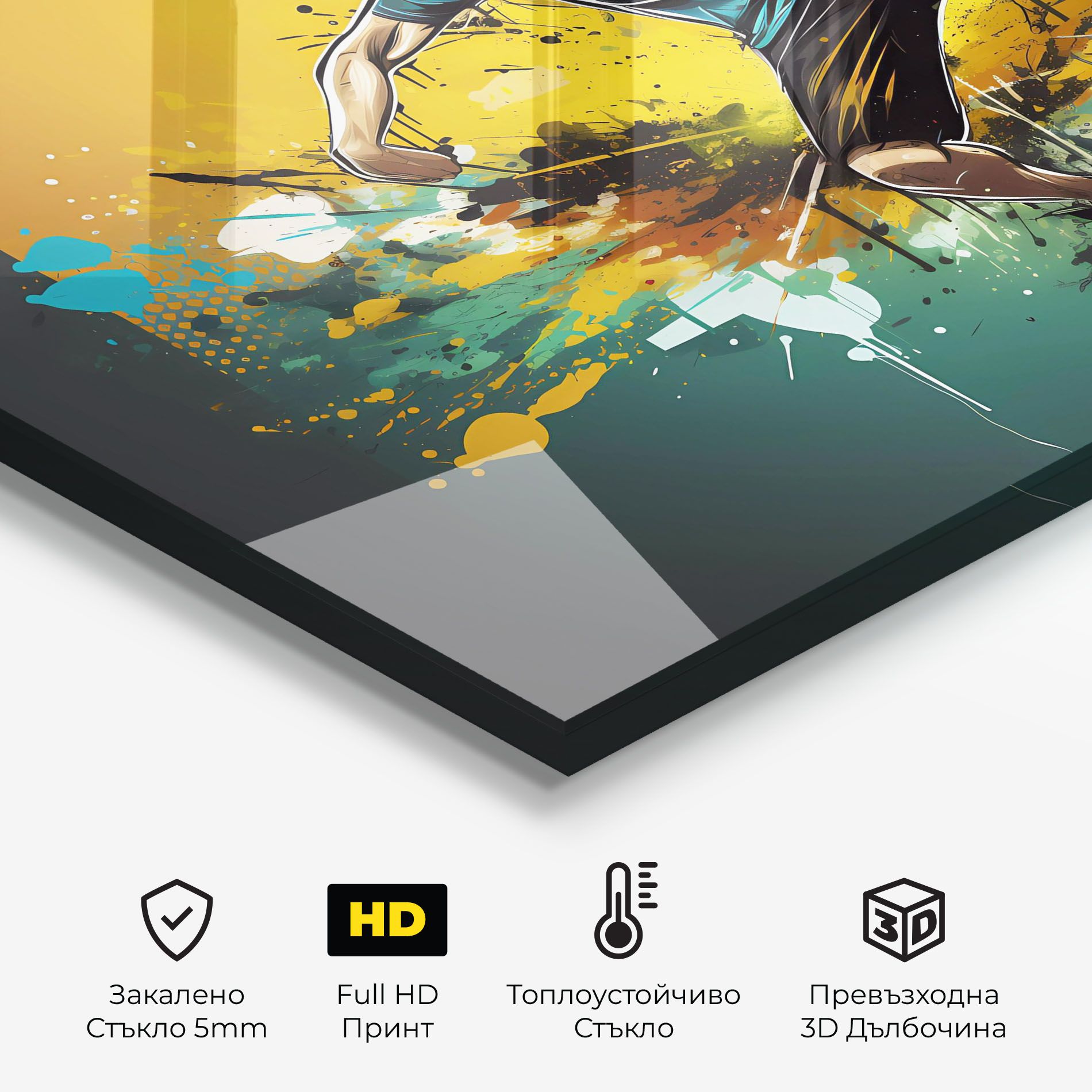 Player Kicks Ball mockup 2