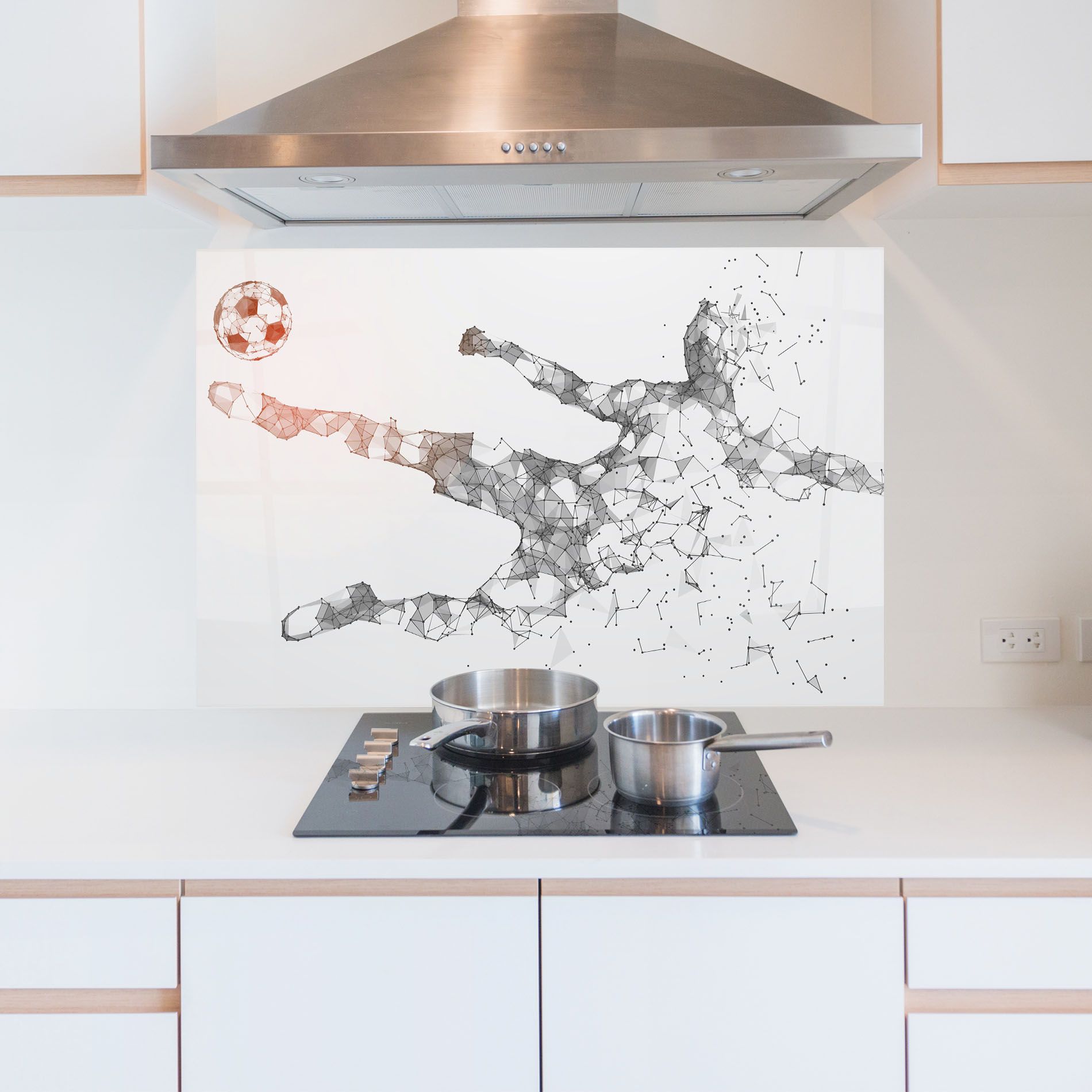 Football Orange Ball mockup 5