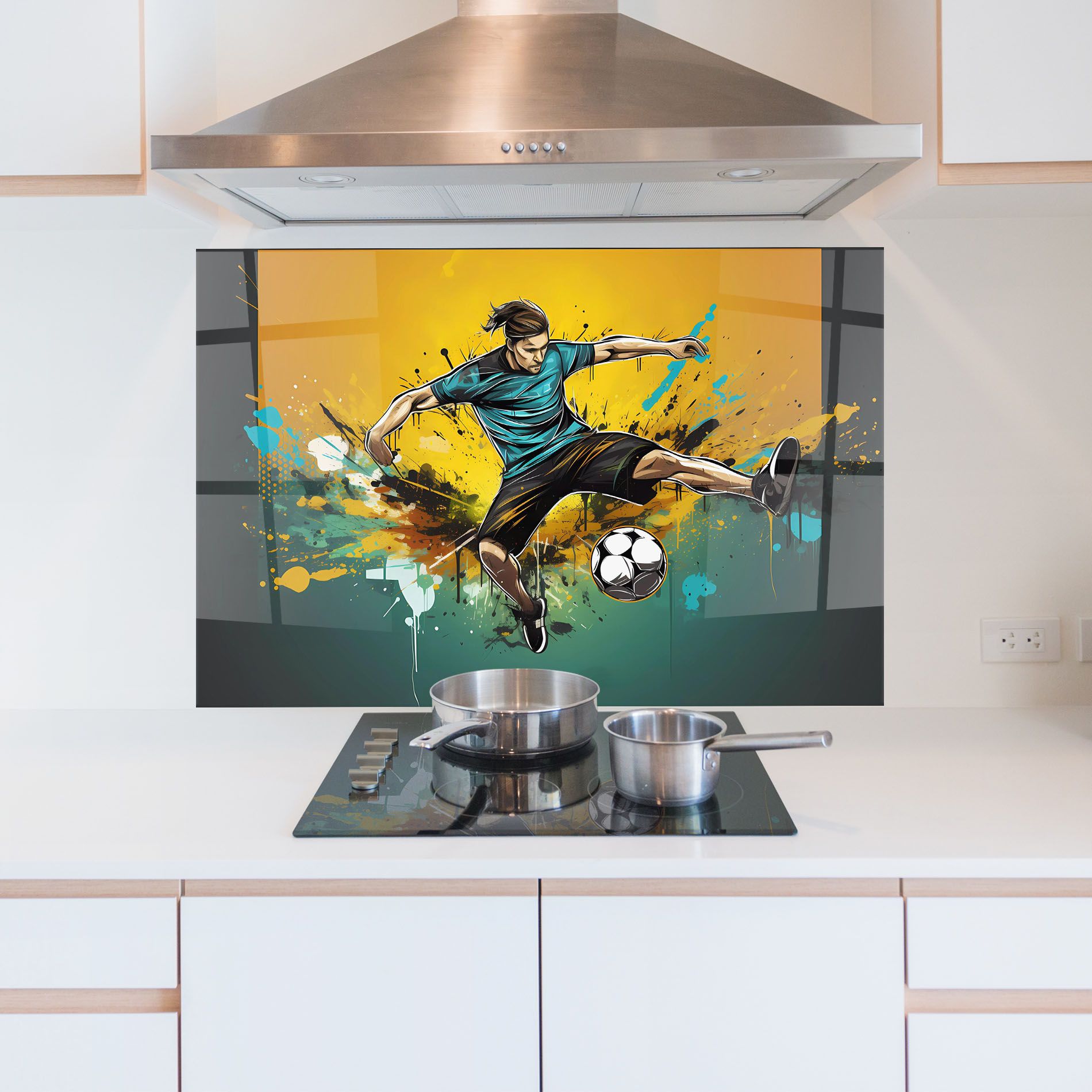 Player Kicks Ball mockup 5