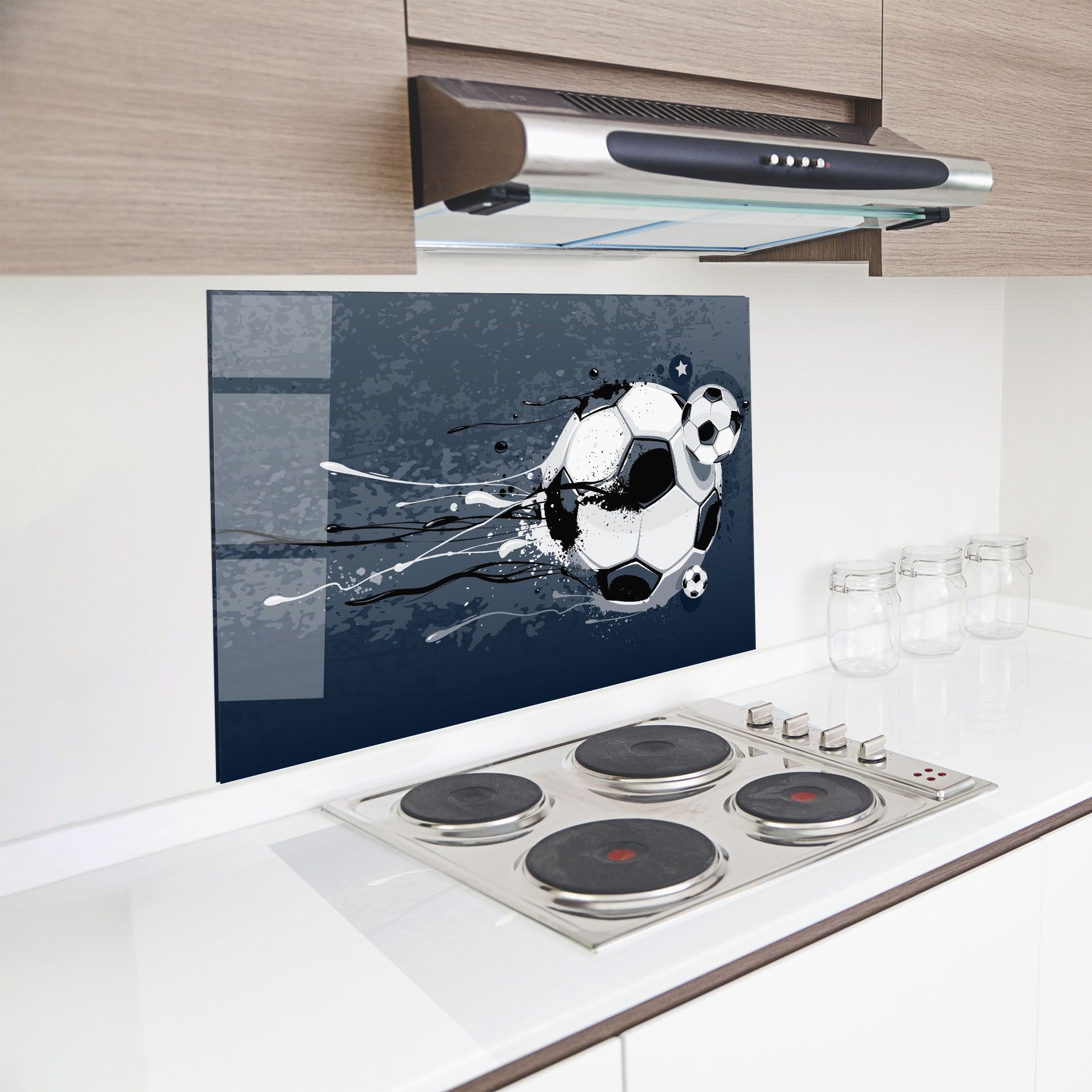 Blue Football mockup 8