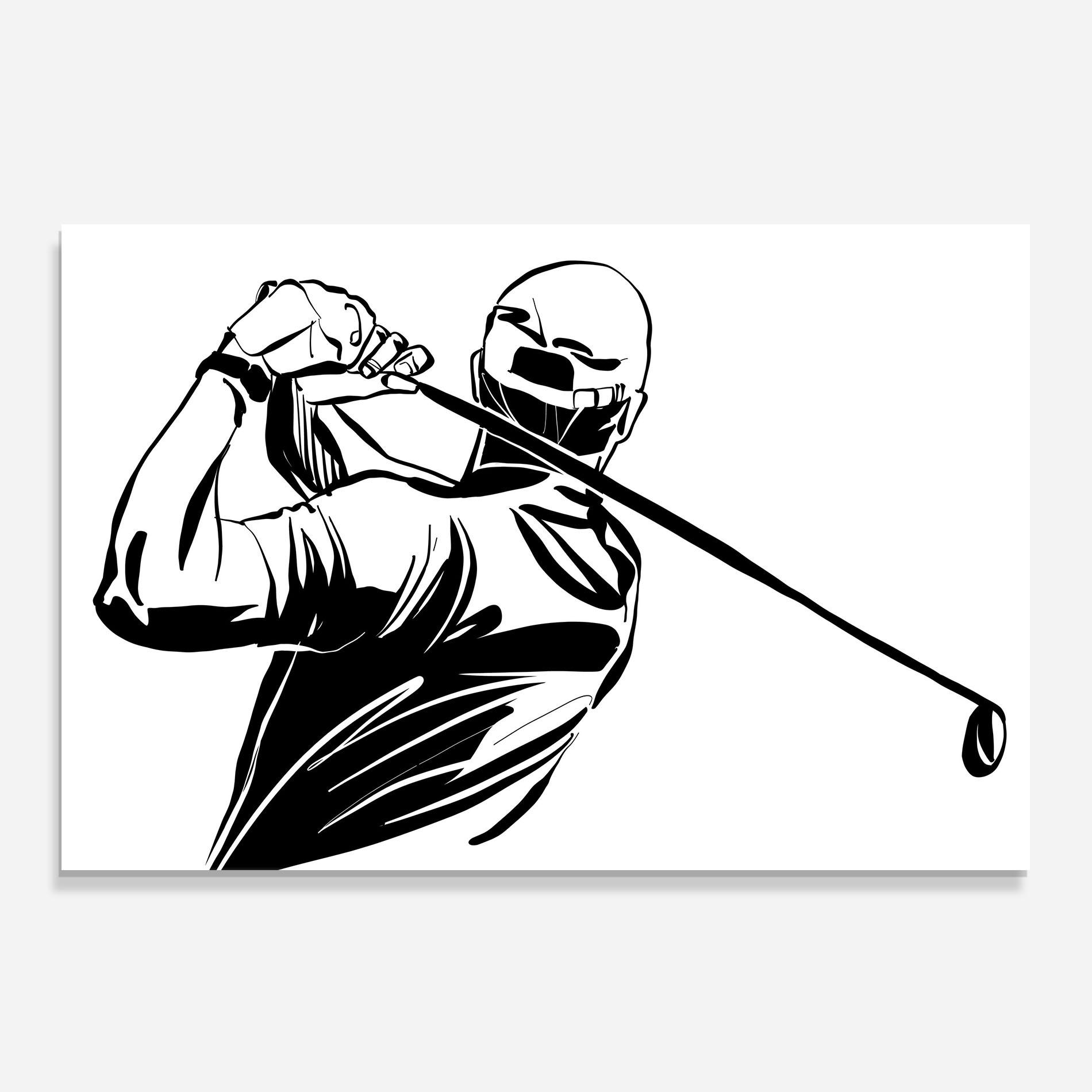 Стъклен панел за кухня Golf Back mockup 0