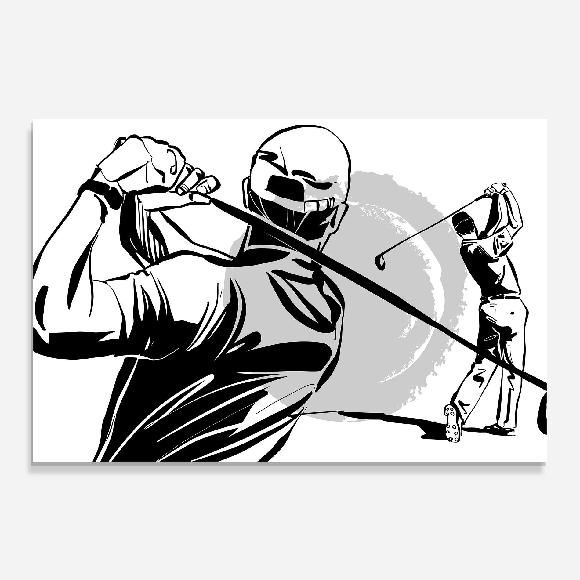 Стъклен панел за кухня Golf Two mockup 0