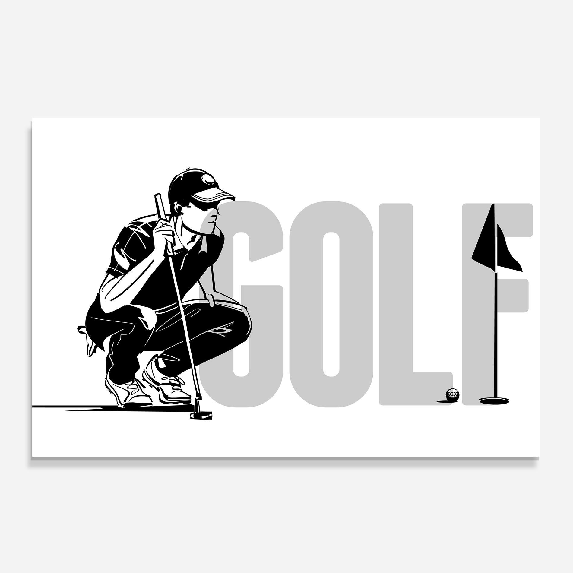 Стъклен панел за кухня Golf mockup 0