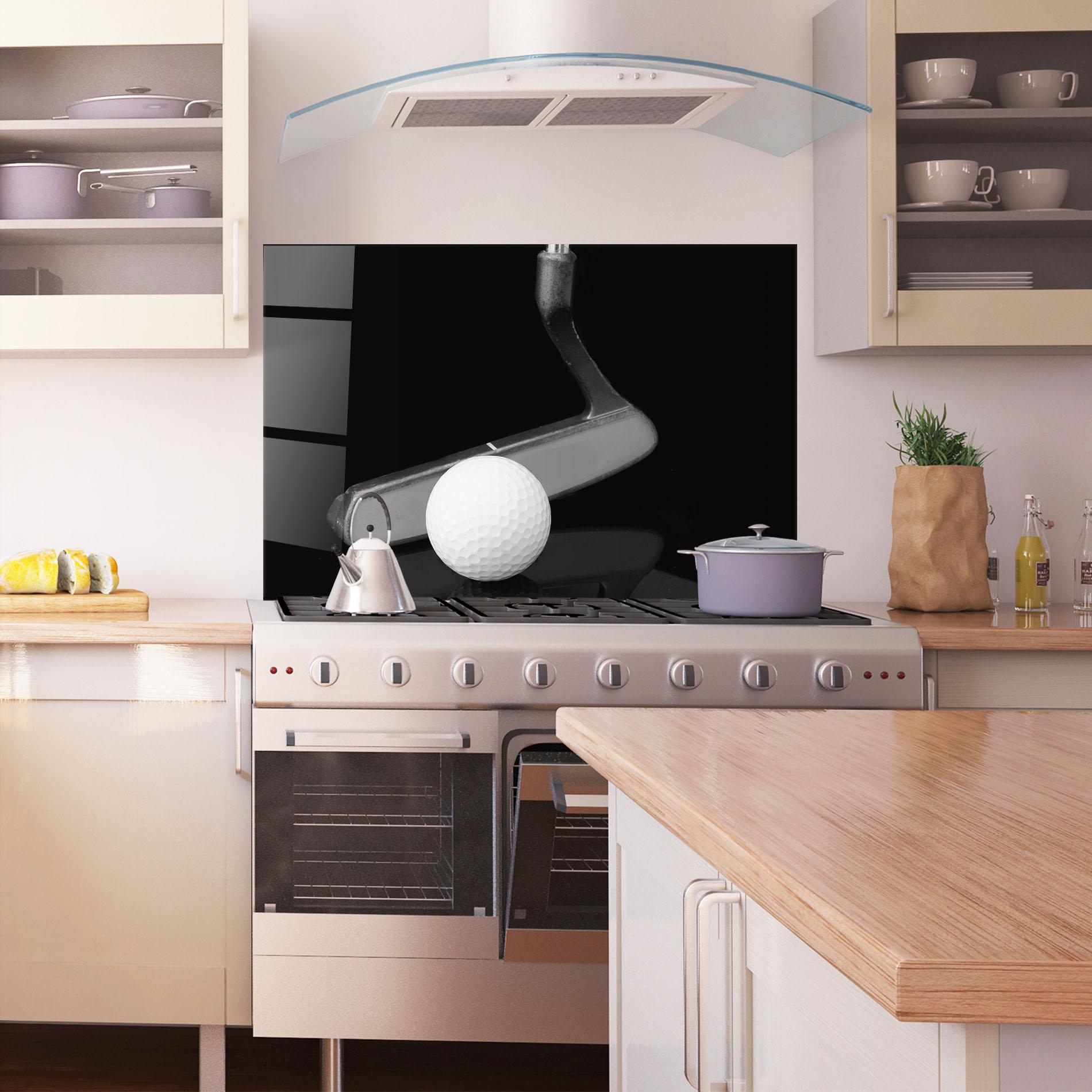 Стъклен панел за кухня Golf Putter Head mockup 1