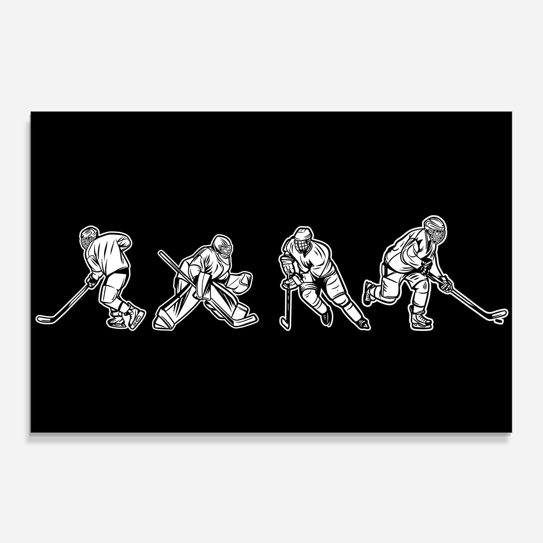 Стъклен панел за кухня Hockey Four mockup 0