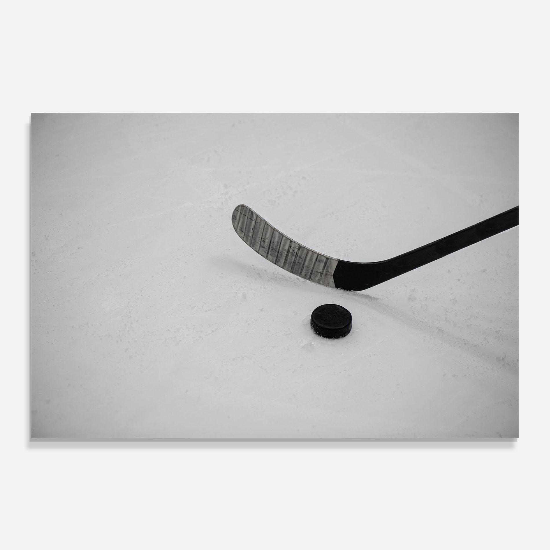 Стъклен панел за кухня Hockey Puck mockup 0