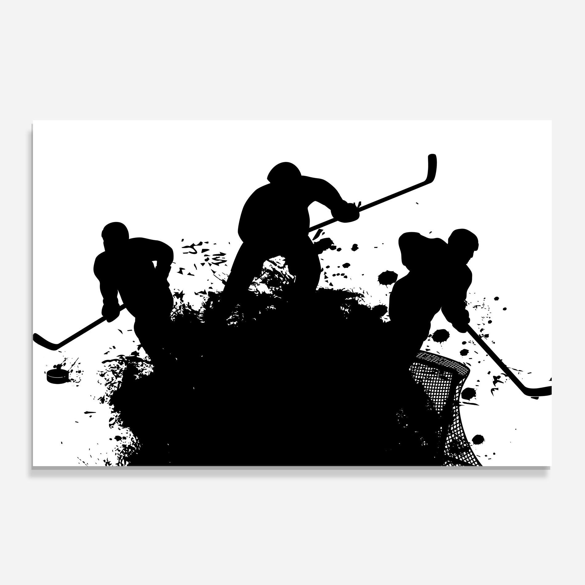 Стъклен панел за кухня Hockey Tree mockup 0