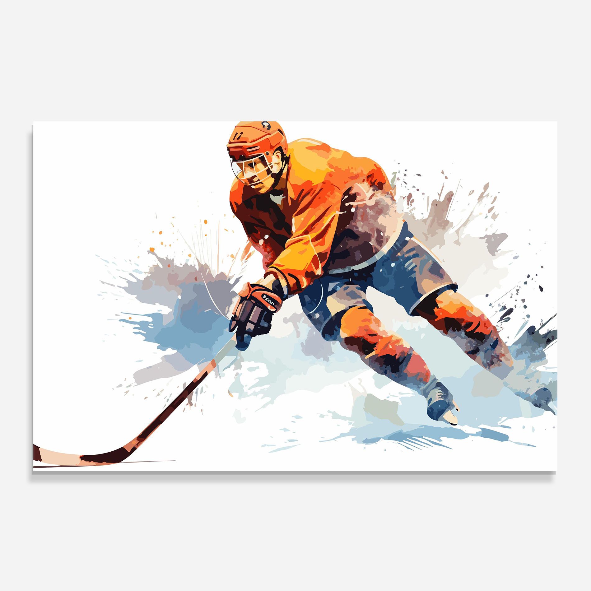 Orange Hockey mockup 0