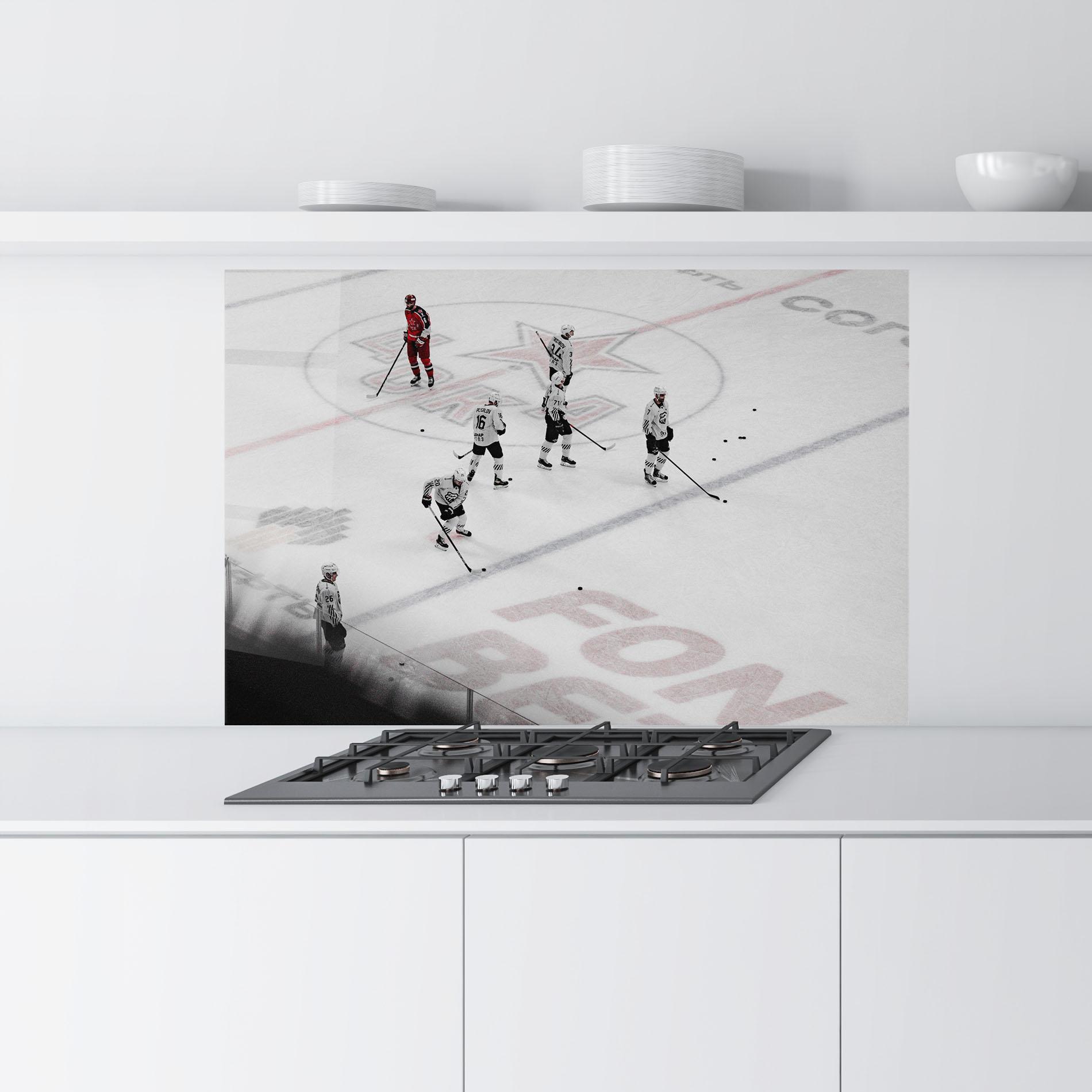 Стъклен панел за кухня Ice Intuition mockup 9