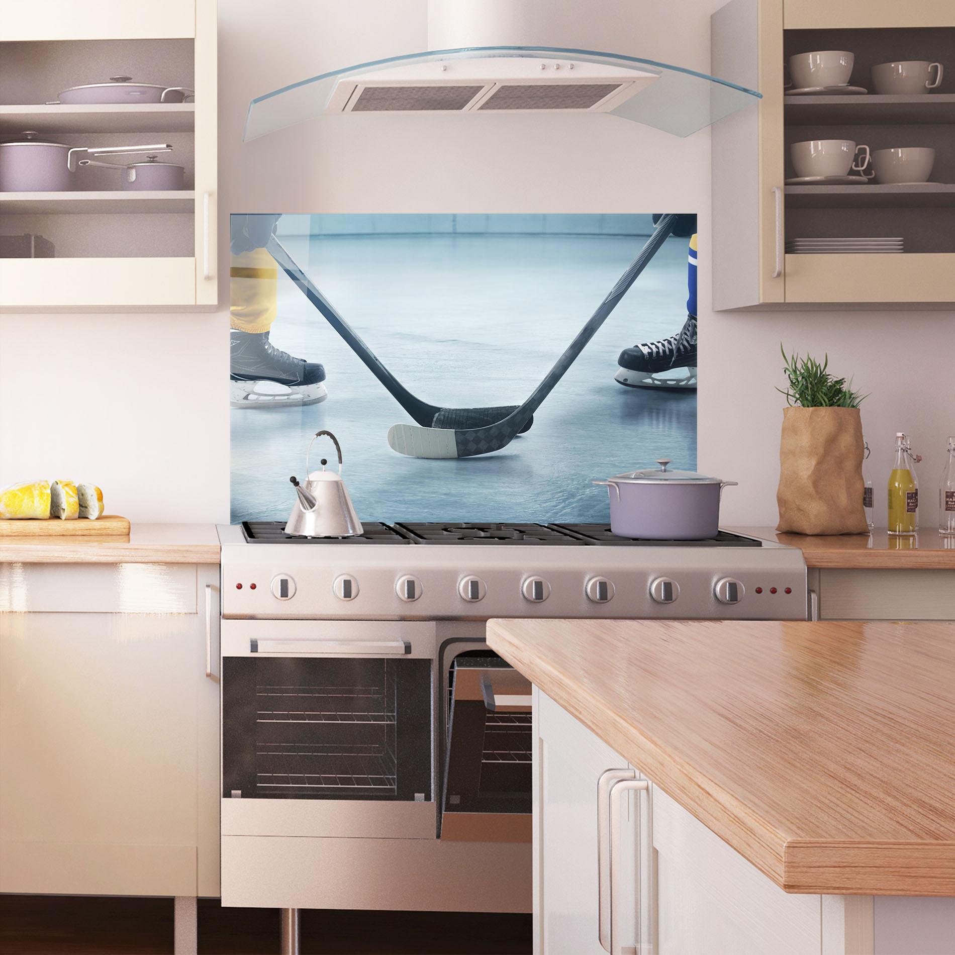 Стъклен панел за кухня Ice Insight mockup 1