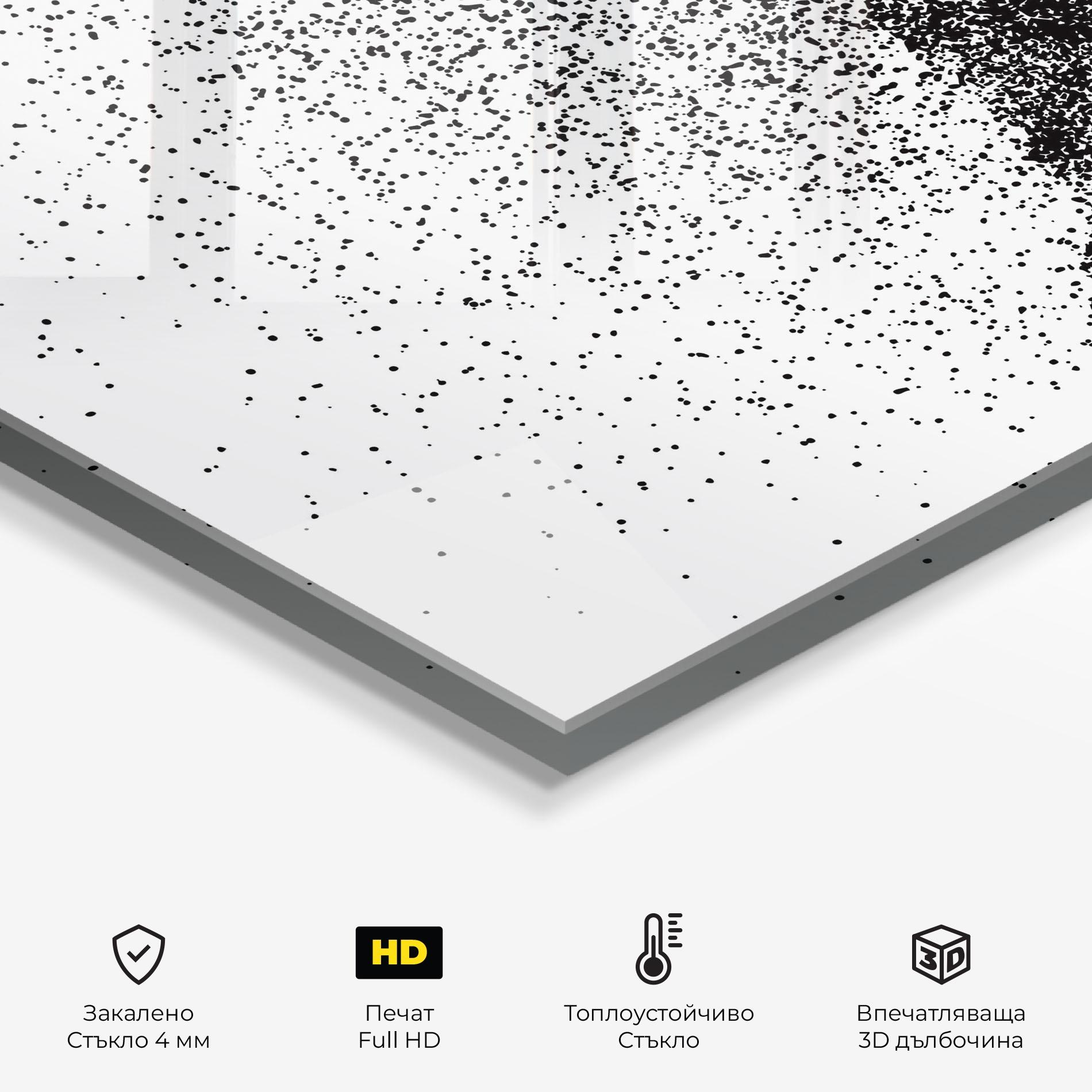 Стъклен панел за кухня Hockey Art mockup 2