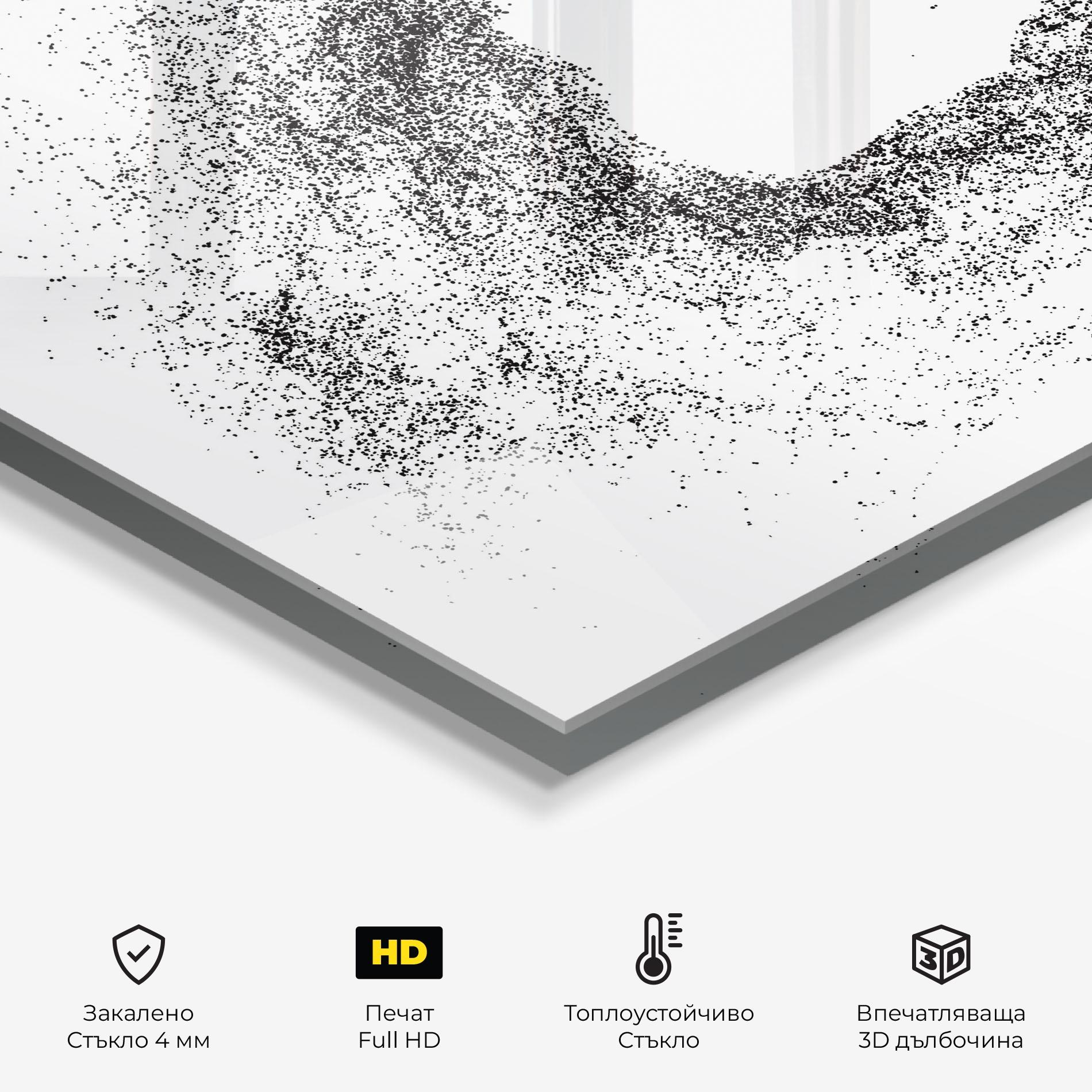 Стъклен панел за кухня Hockey Playing mockup 2