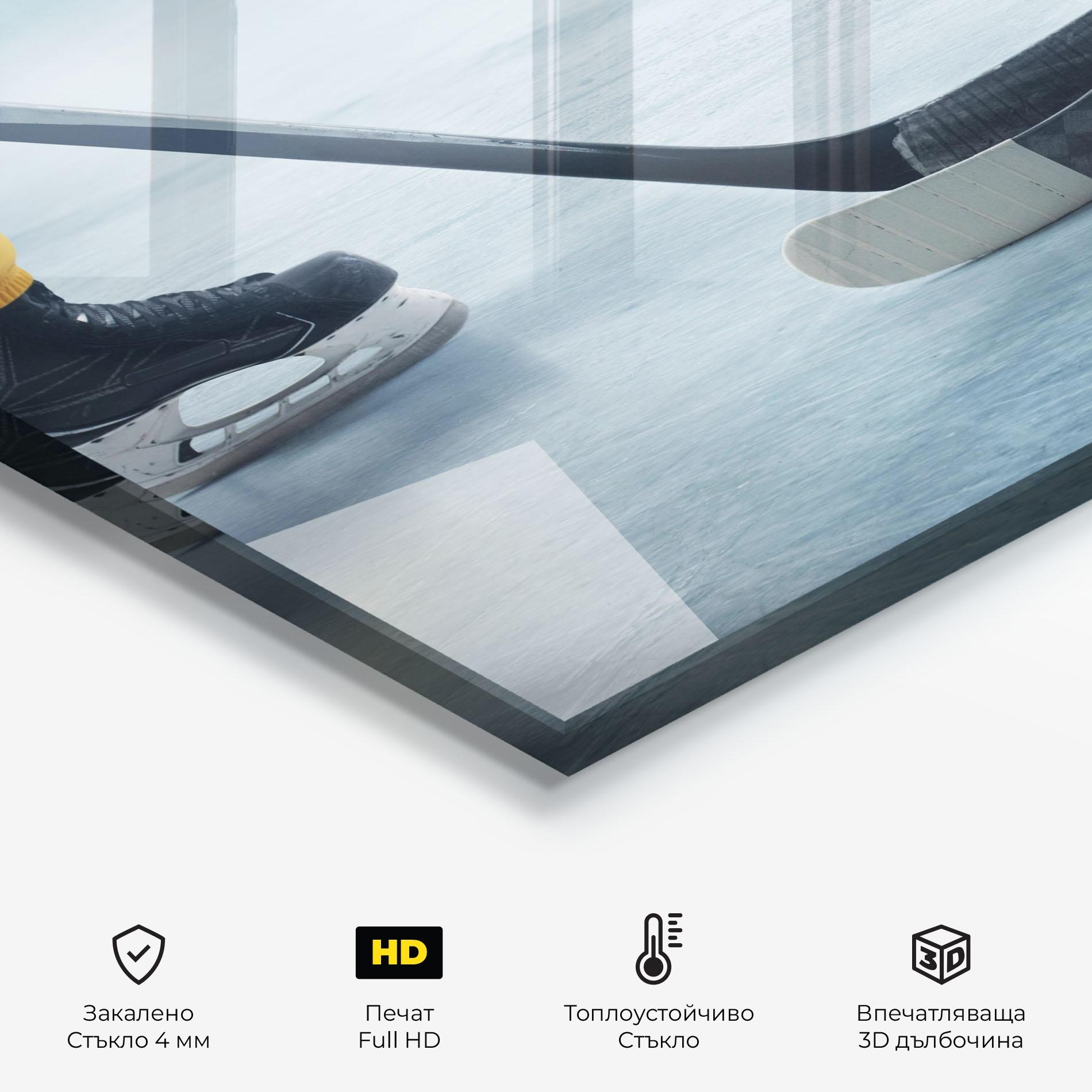 Стъклен панел за кухня Ice Insight mockup 2