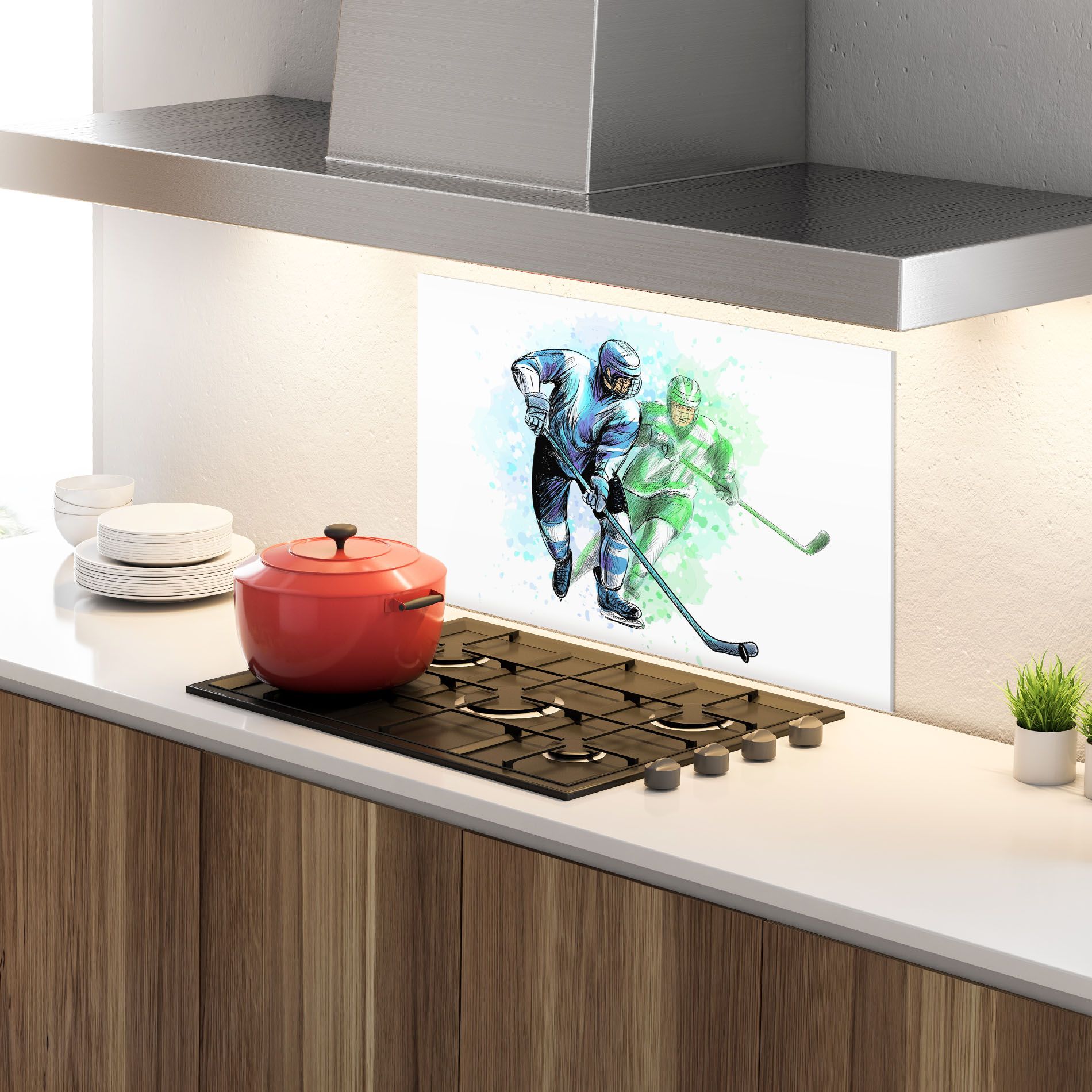 Green Blue Hockey mockup 4