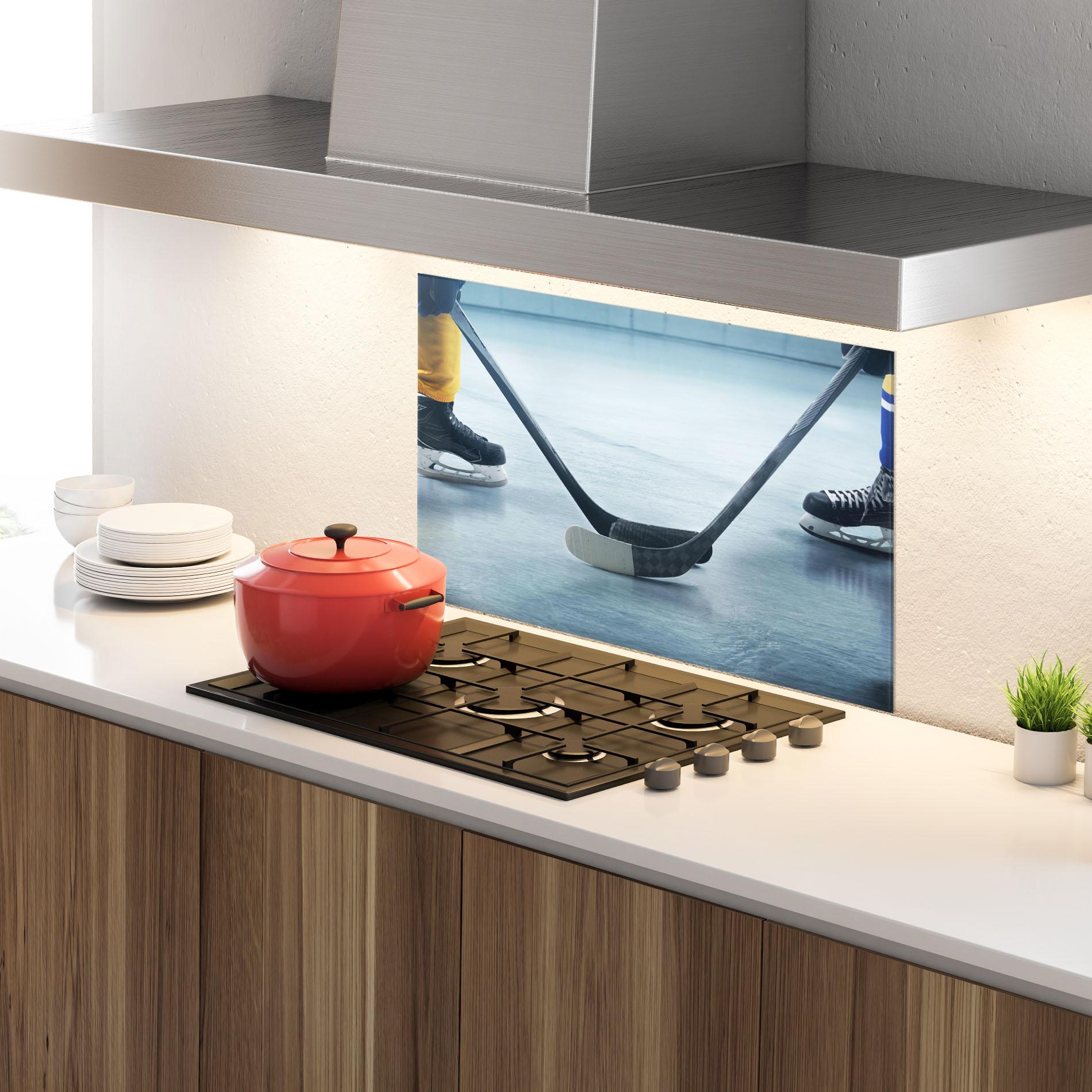 Стъклен панел за кухня Ice Insight mockup 4