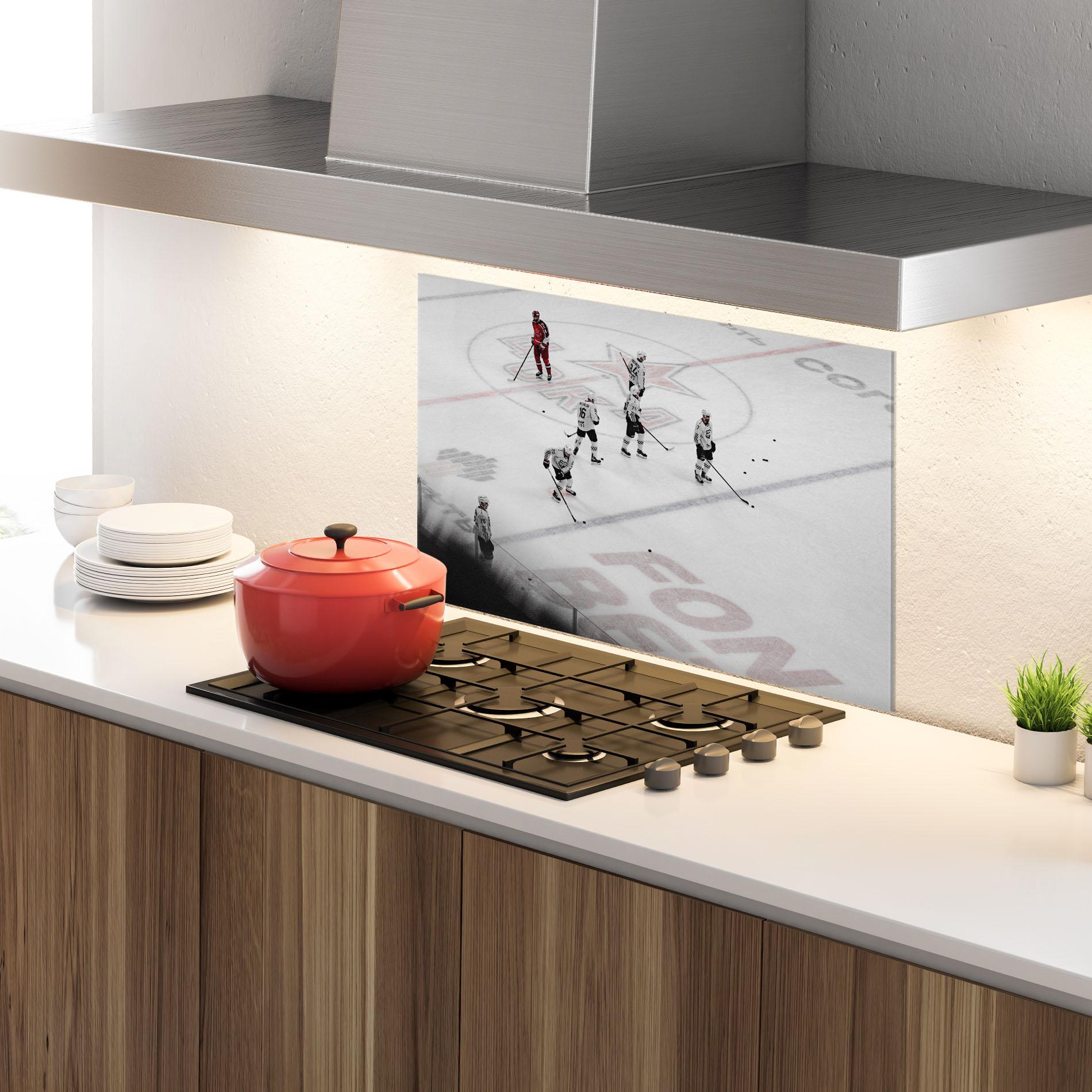 Стъклен панел за кухня Ice Intuition mockup 4