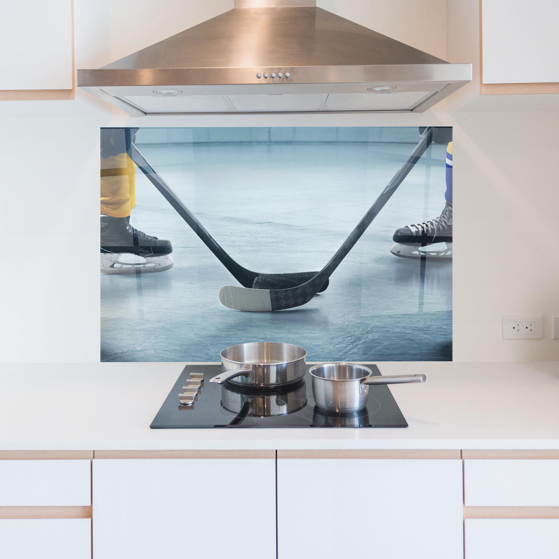 Стъклен панел за кухня Ice Insight mockup 5