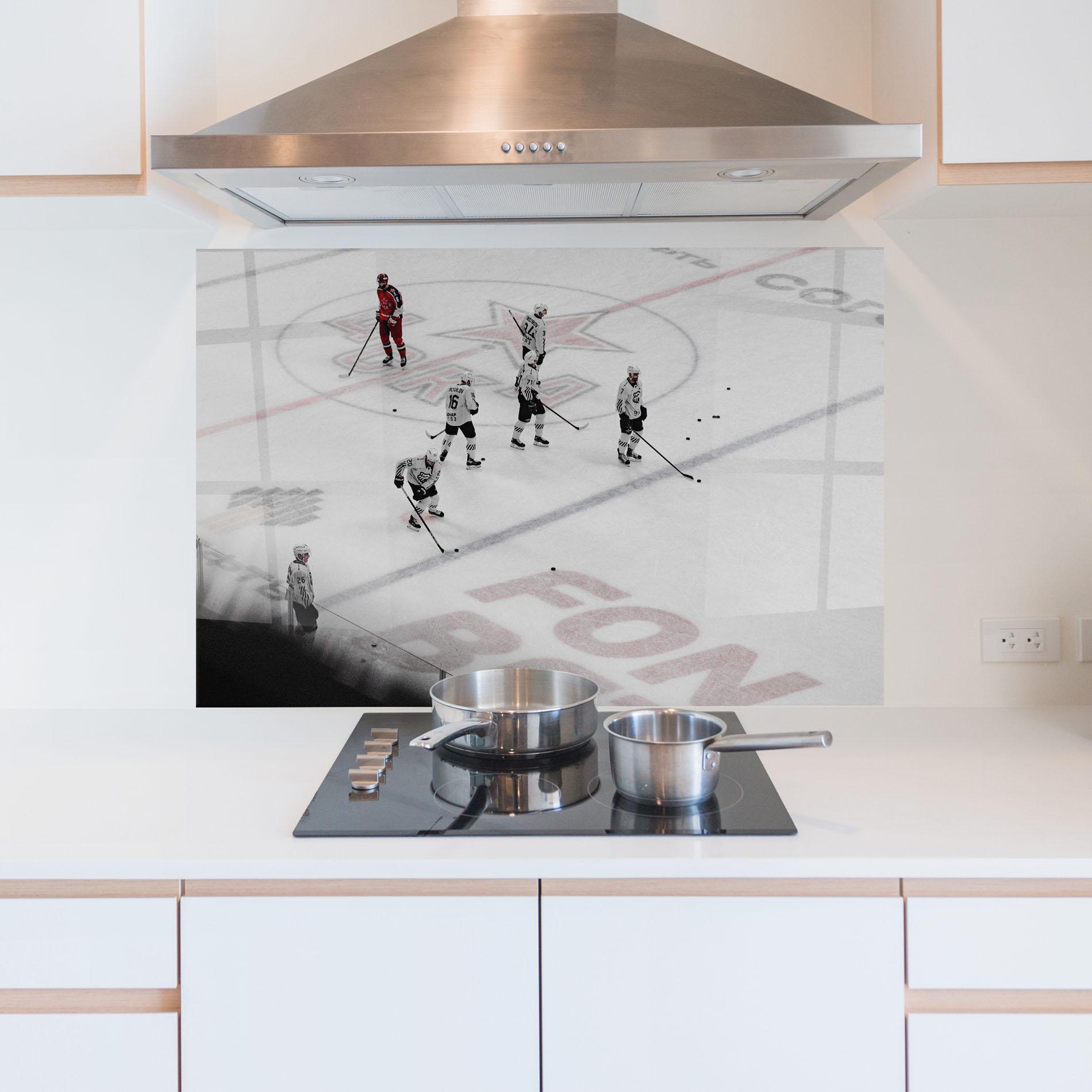 Стъклен панел за кухня Ice Intuition mockup 5