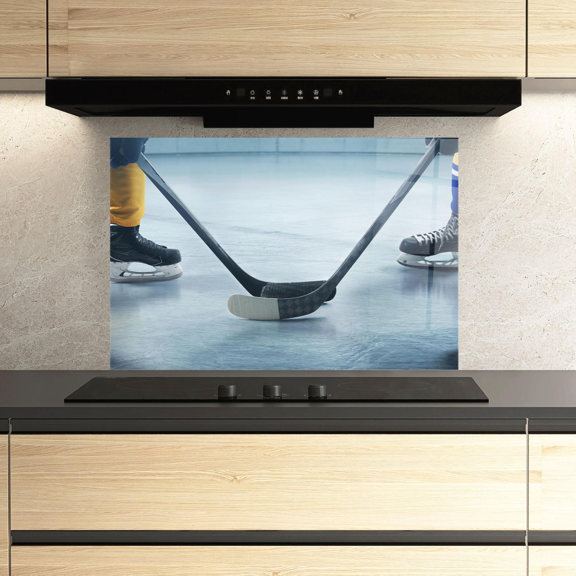 Стъклен панел за кухня Ice Insight mockup 3