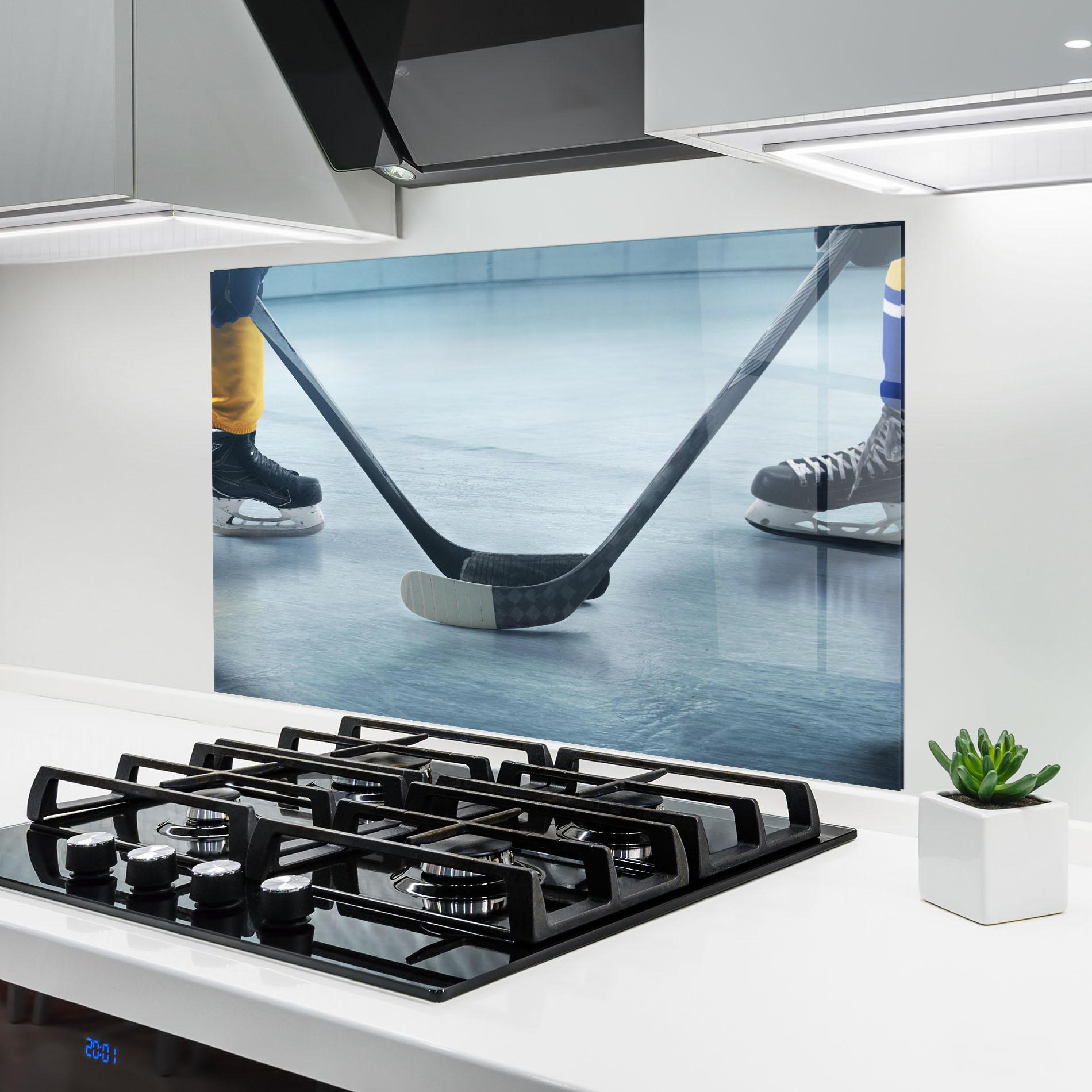 Стъклен панел за кухня Ice Insight mockup 6