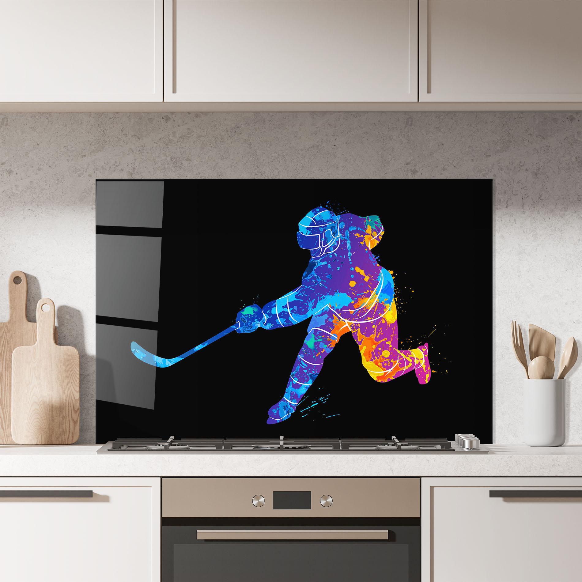 Стъклен панел за кухня Color Mix Art mockup 7