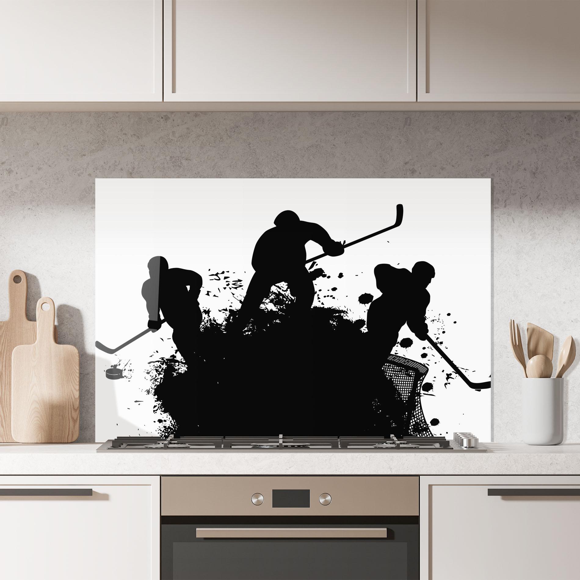 Стъклен панел за кухня Hockey Tree mockup 7