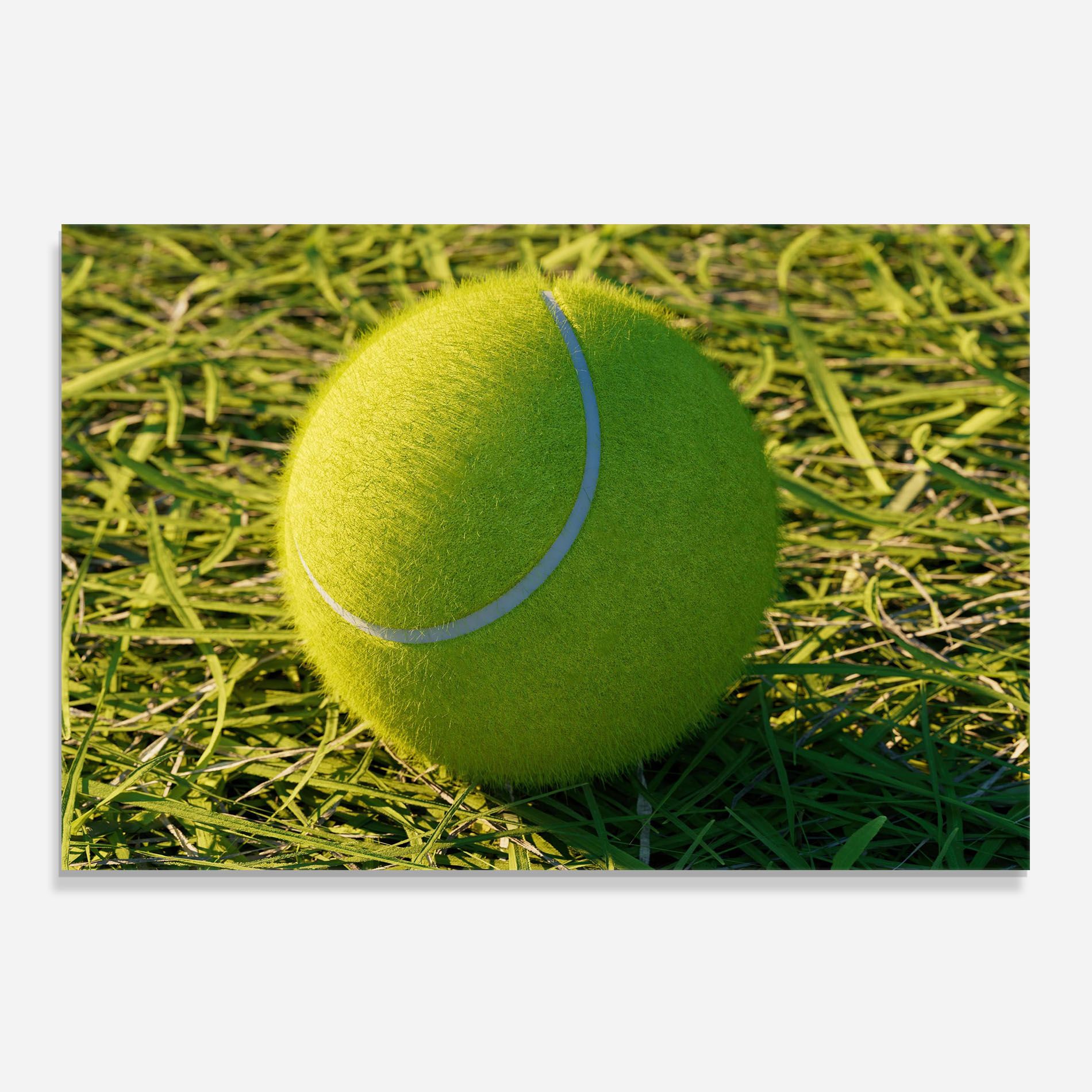Green Tennis Ball mockup 0