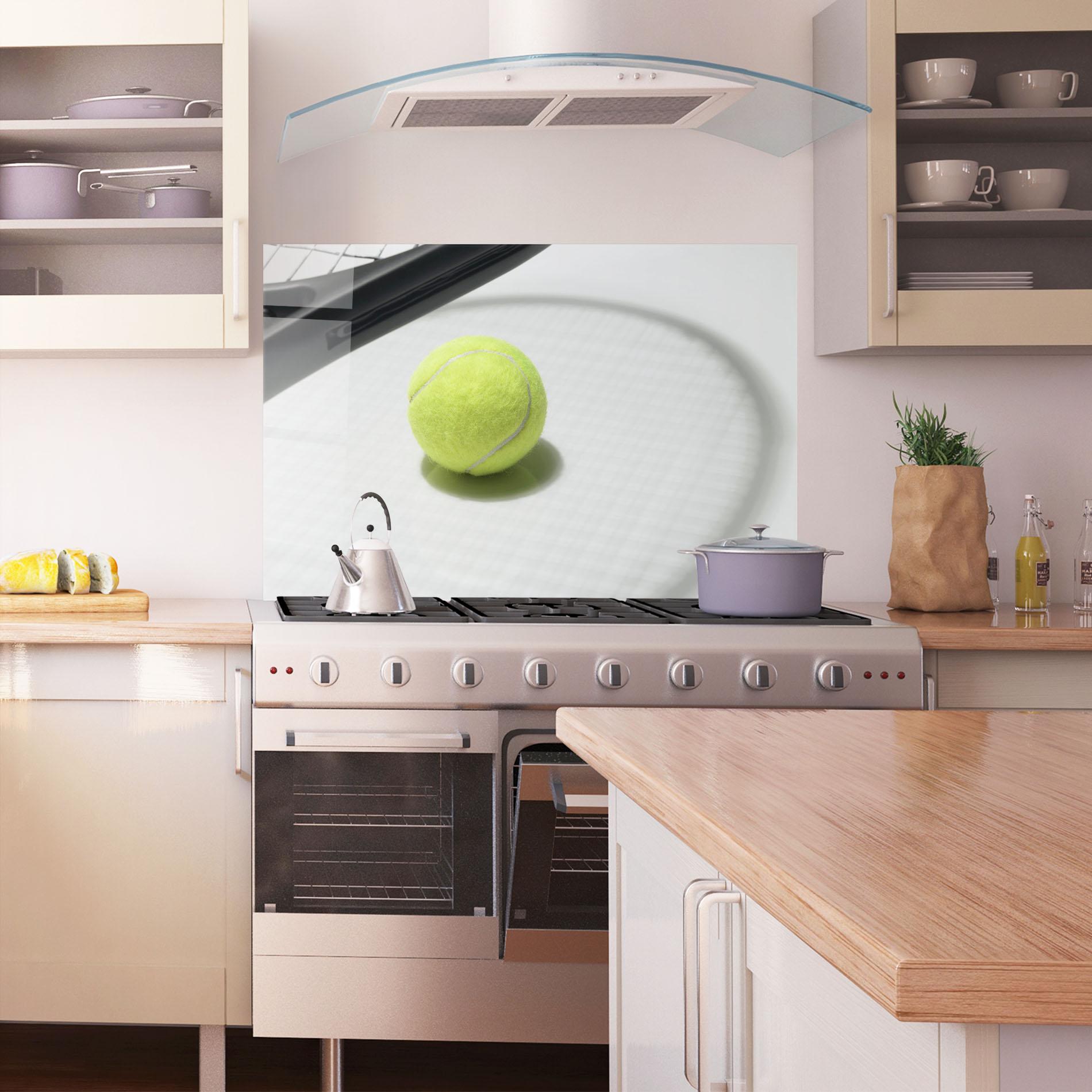 Стъклен панел за кухня Tennis Racket Shadow mockup 1