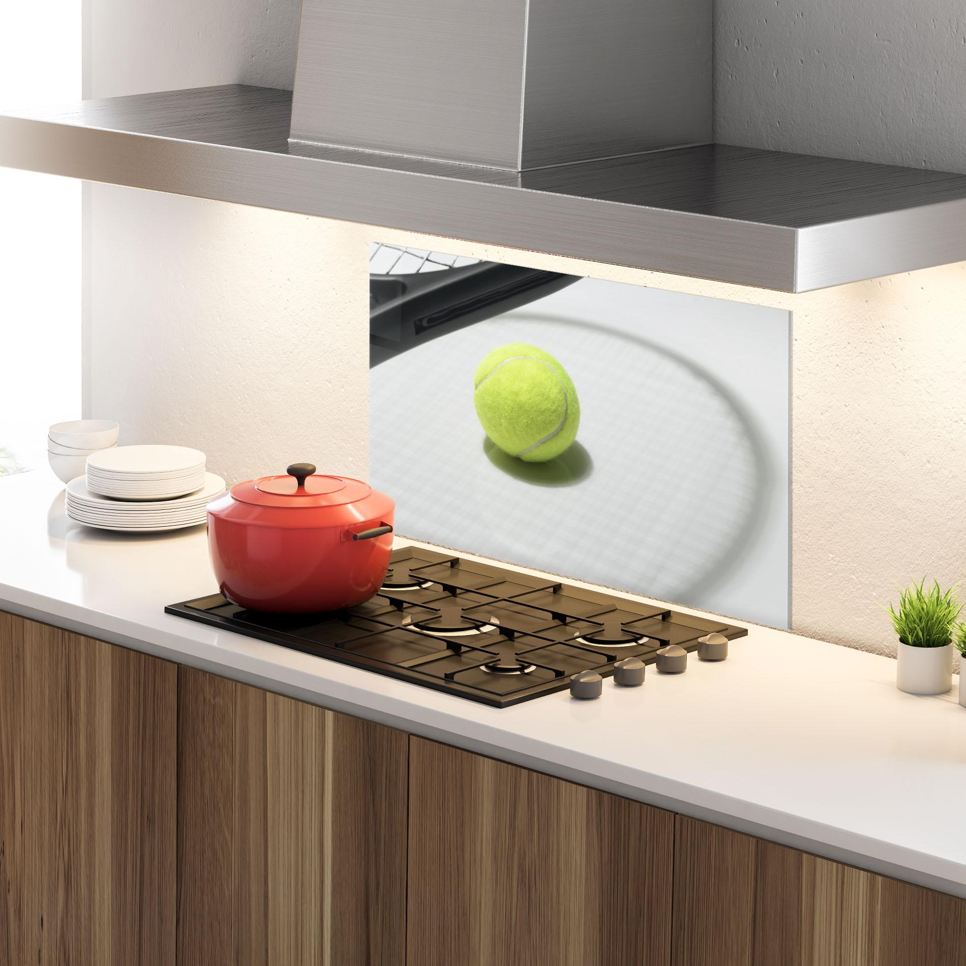 Стъклен панел за кухня Tennis Racket Shadow mockup 4