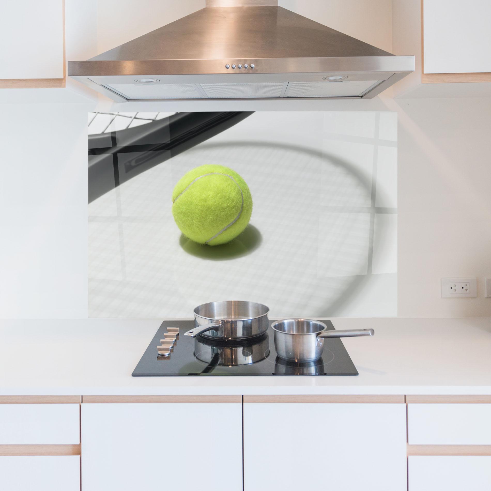 Стъклен панел за кухня Tennis Racket Shadow mockup 5