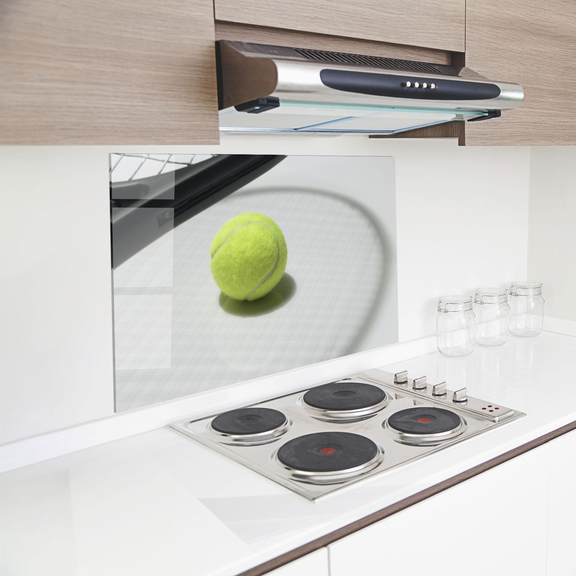 Стъклен панел за кухня Tennis Racket Shadow mockup 8