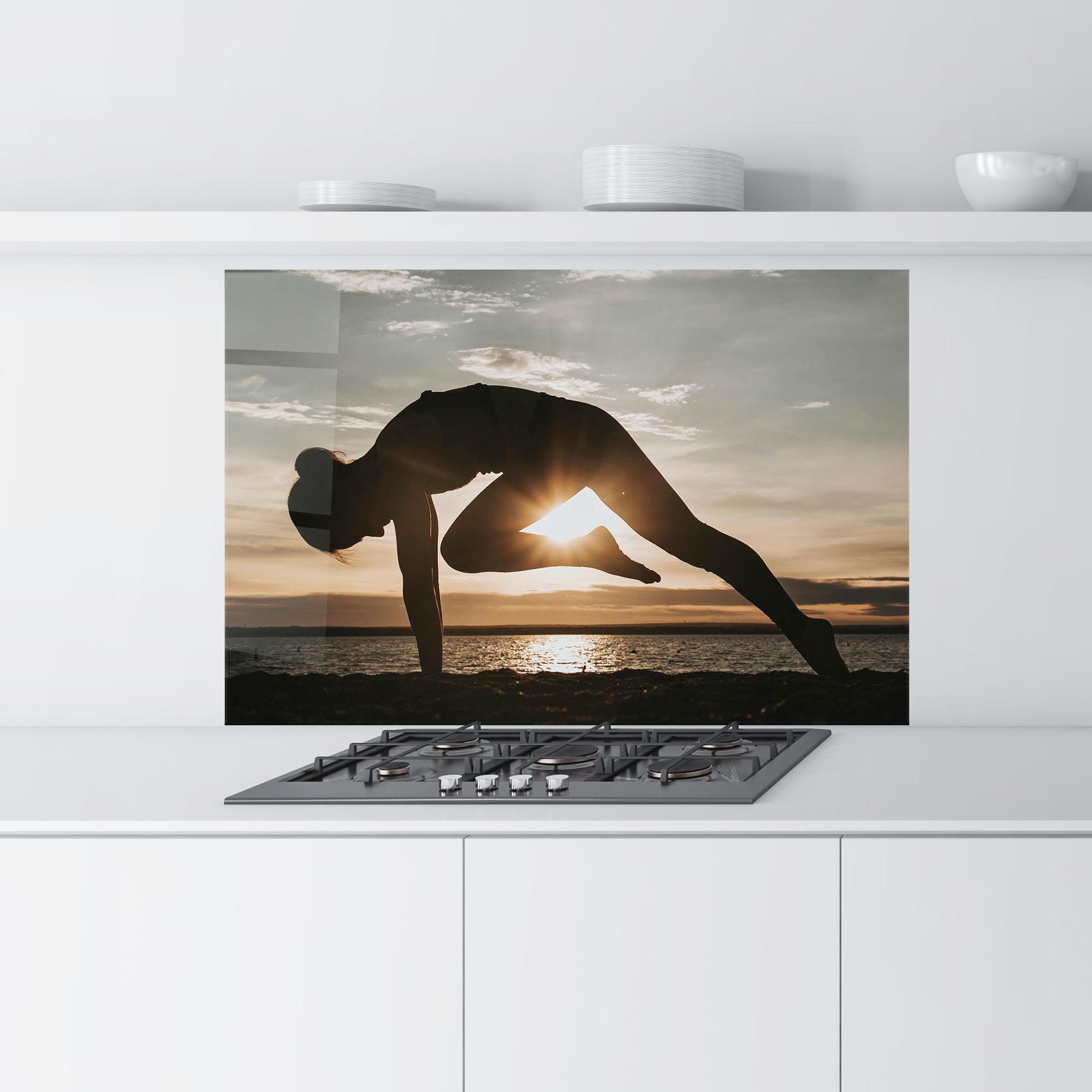 Стъклен панел за кухня Harmony Hush mockup 9