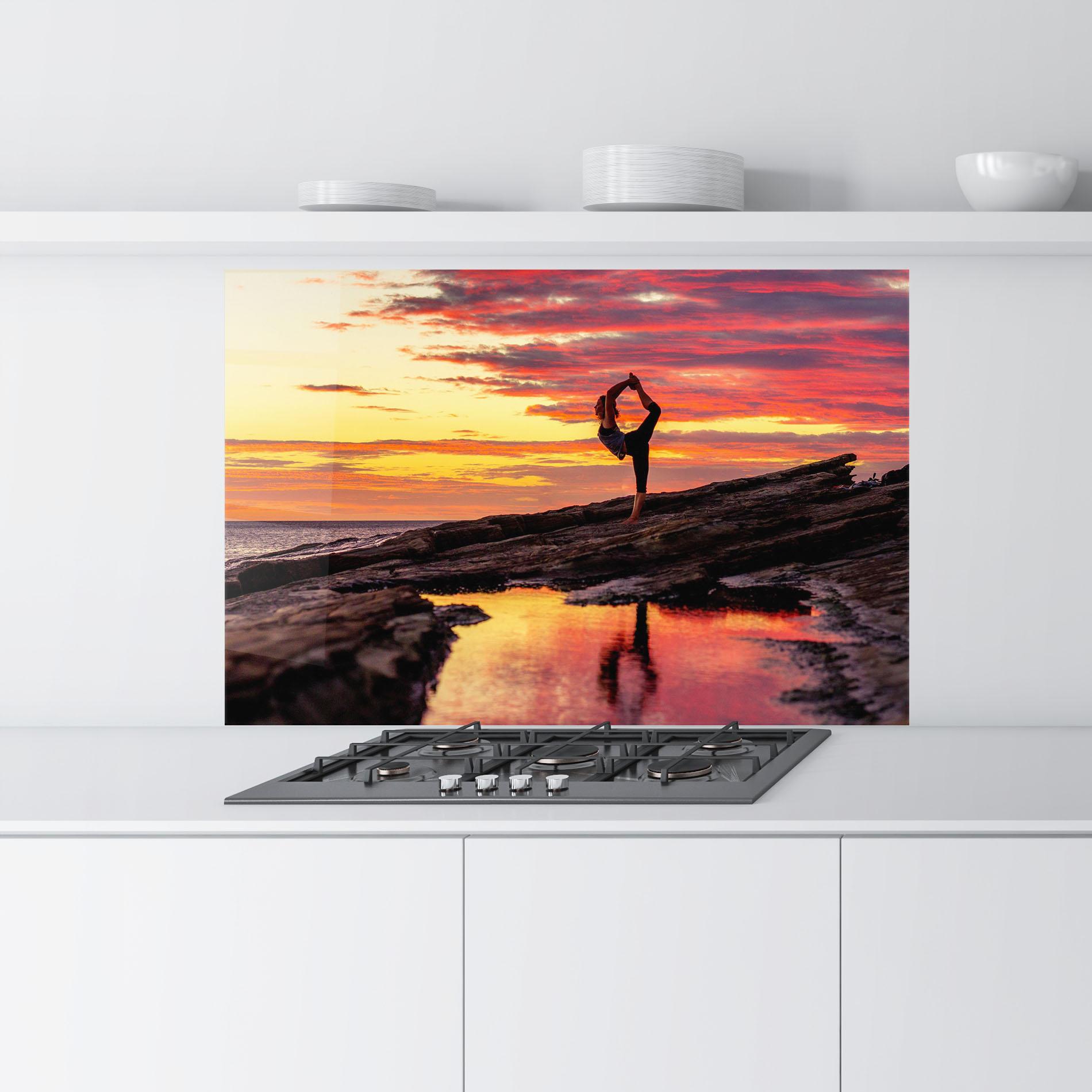 Стъклен панел за кухня Namaste mockup 9