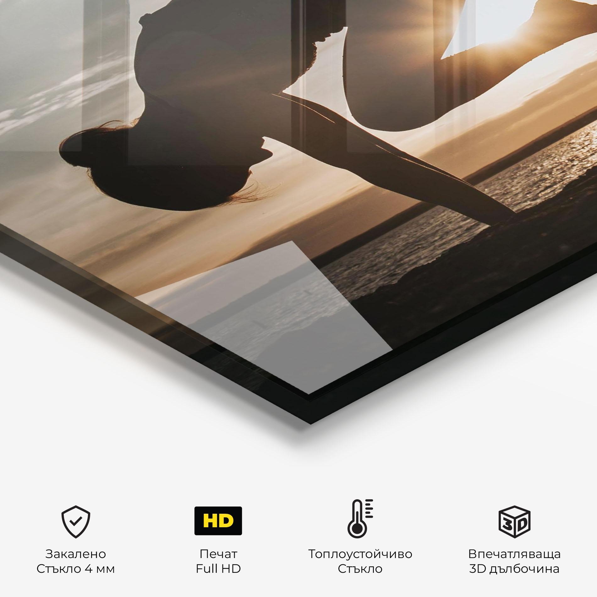 Стъклен панел за кухня Harmony Hush mockup 2