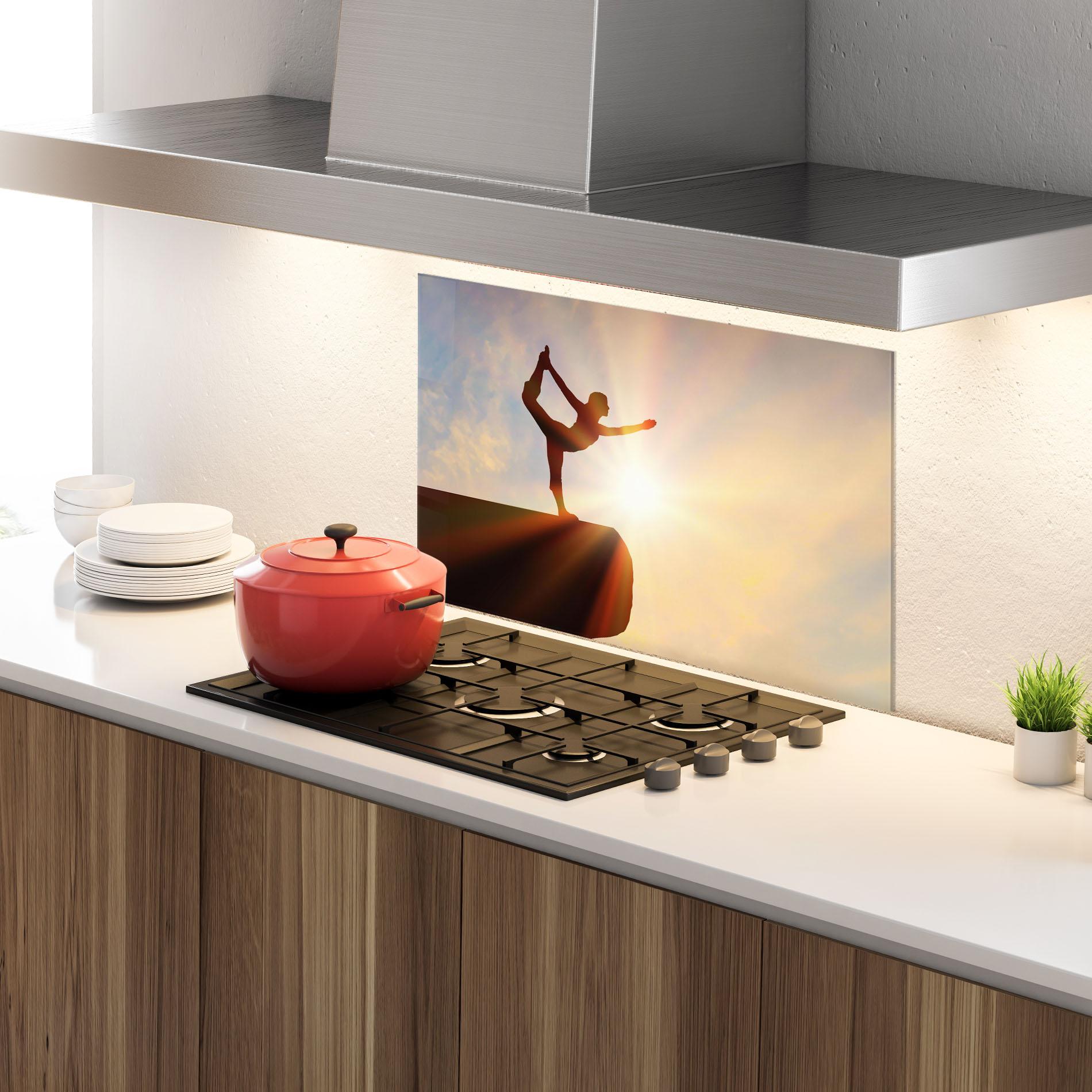 Стъклен панел за кухня Inner Illumination mockup 4