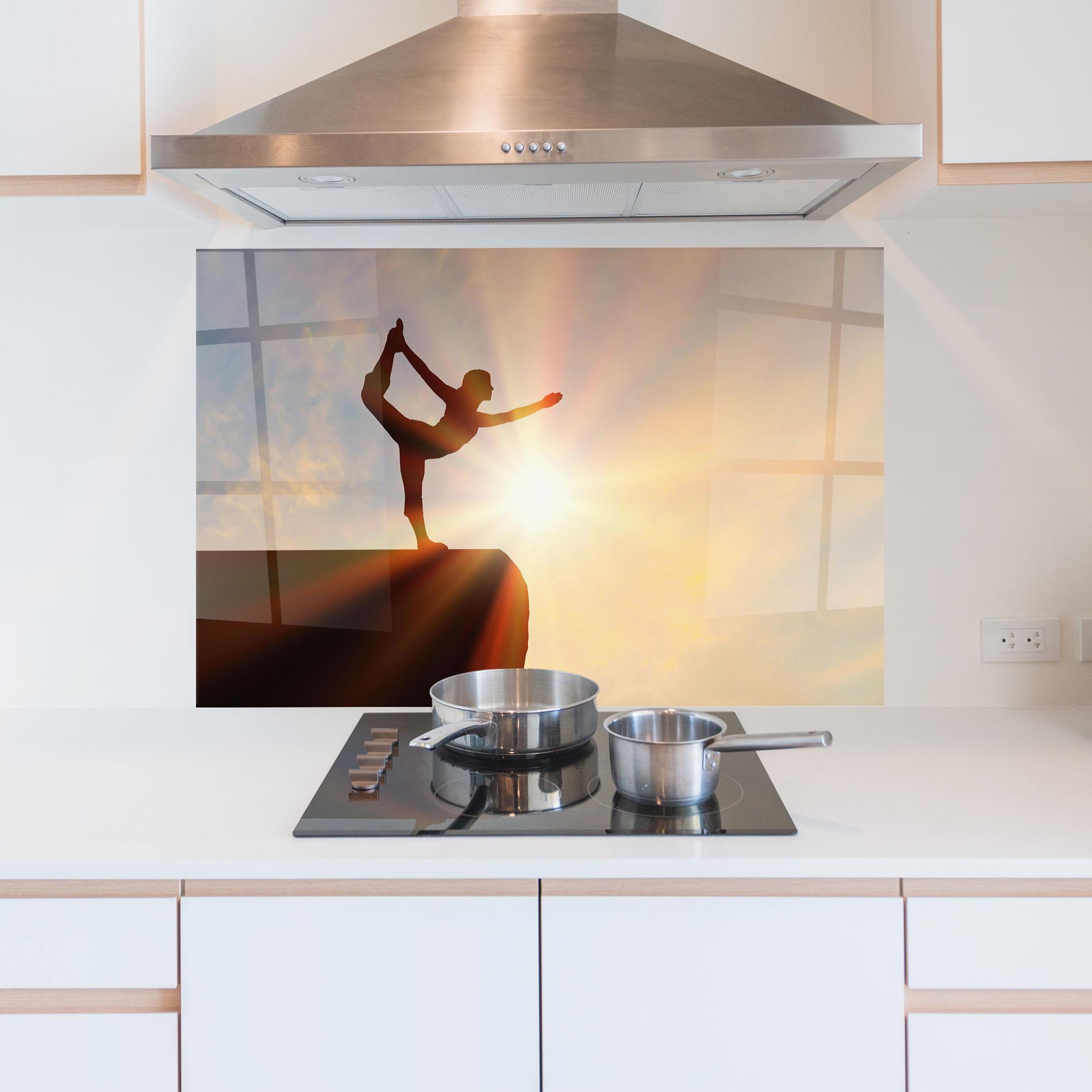 Стъклен панел за кухня Inner Illumination mockup 5