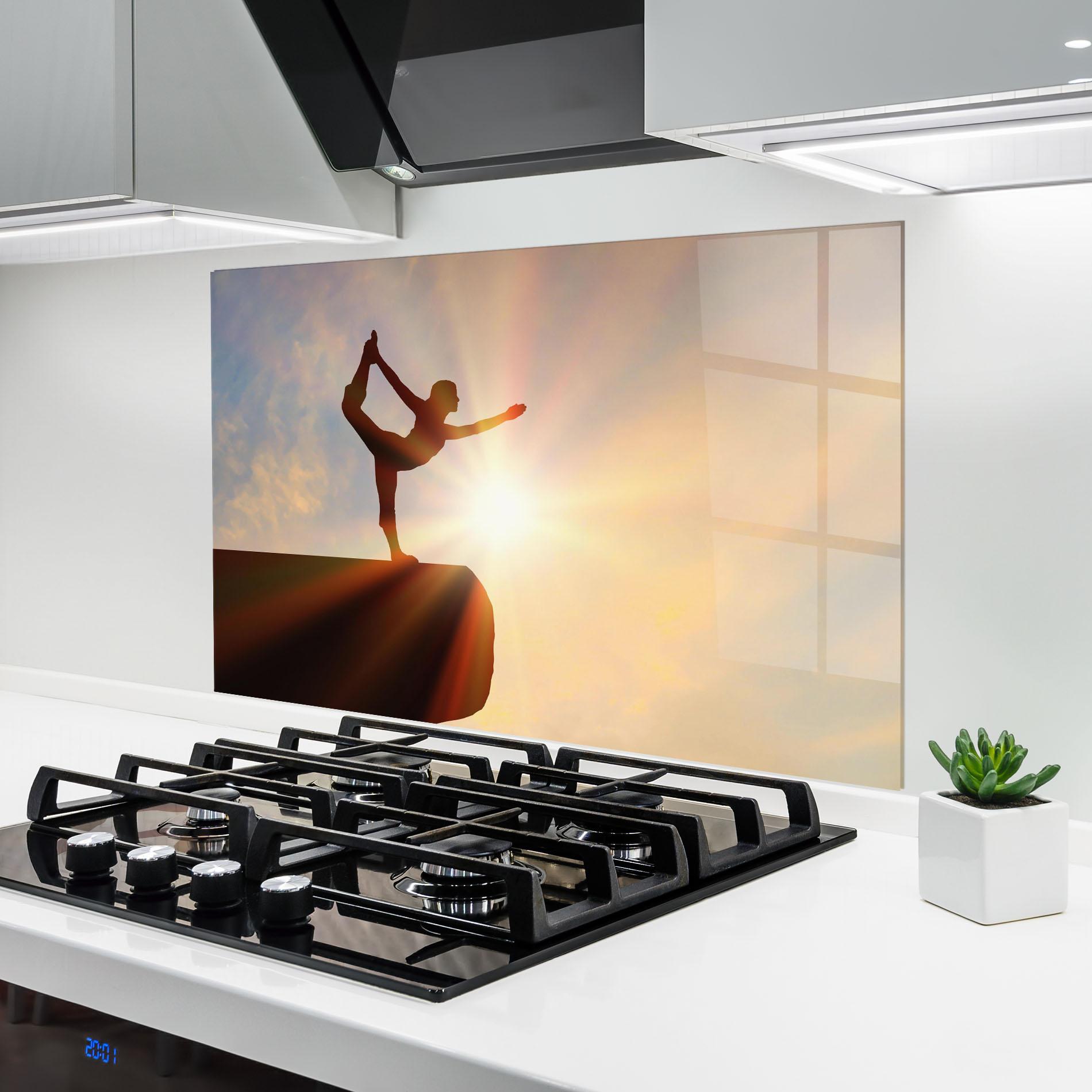 Стъклен панел за кухня Inner Illumination mockup 6