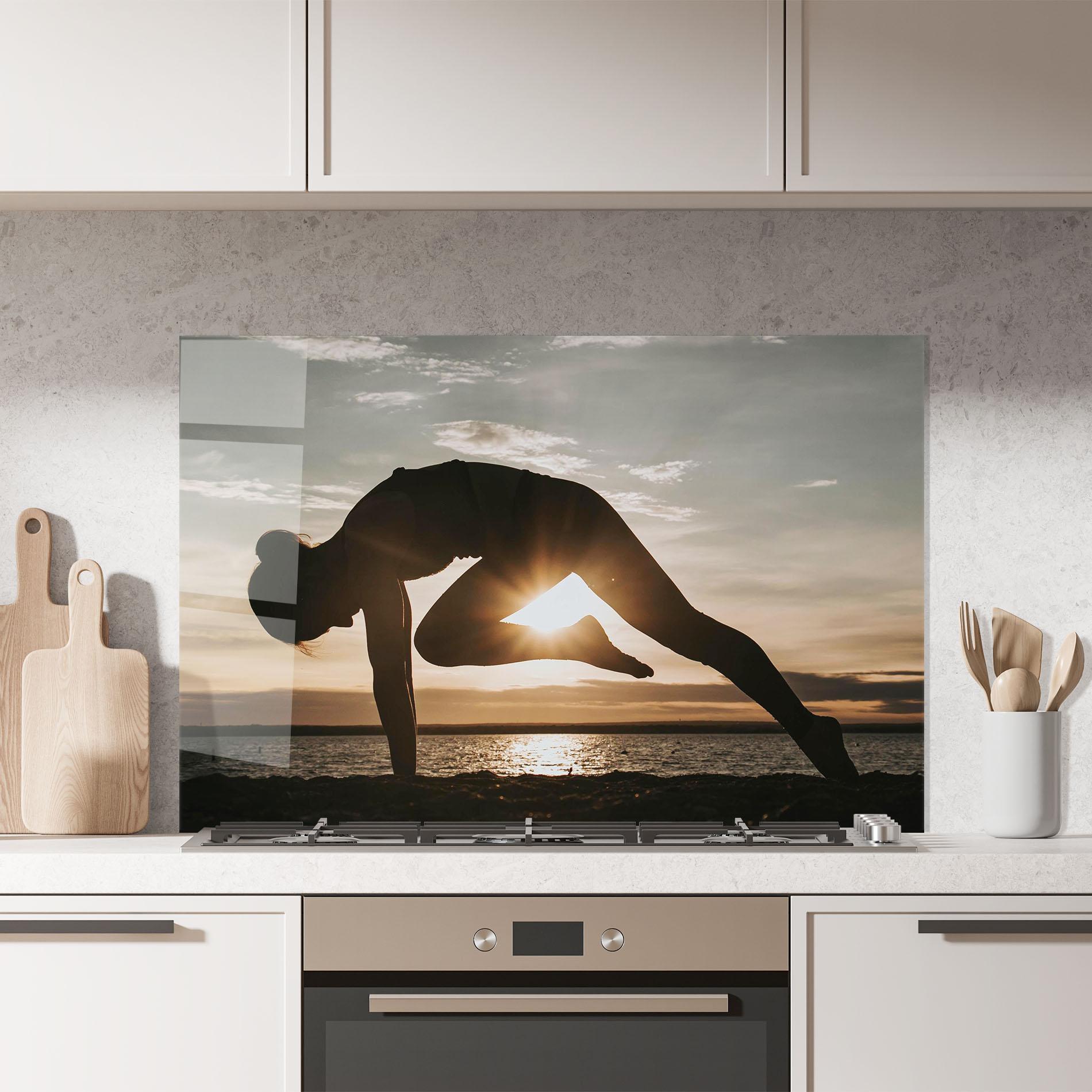 Стъклен панел за кухня Harmony Hush mockup 7