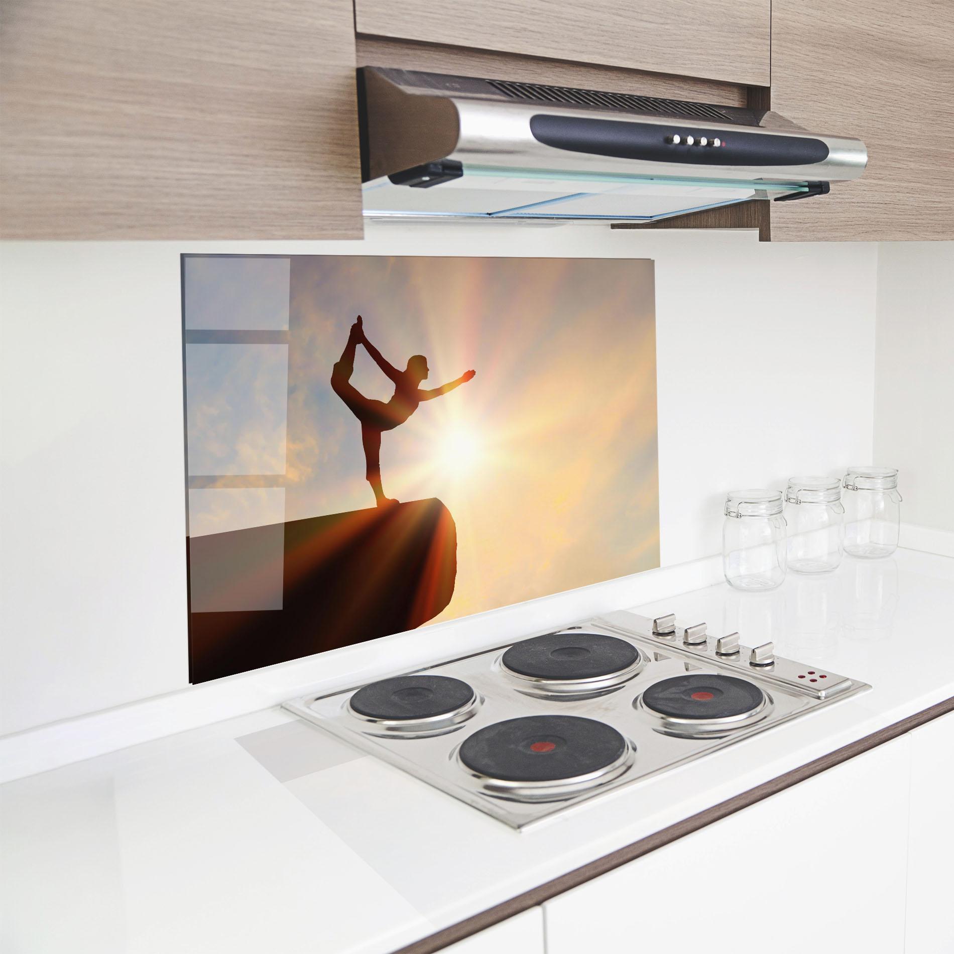 Стъклен панел за кухня Inner Illumination mockup 8