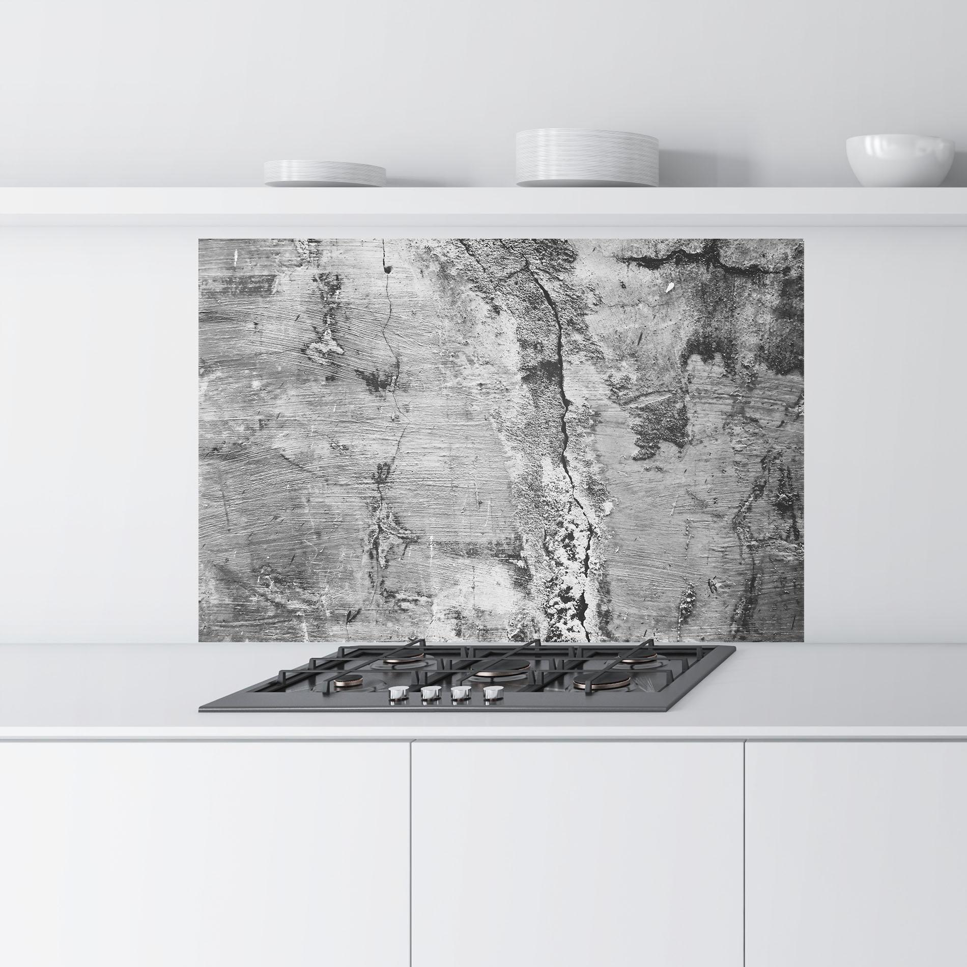 Стъклен панел за кухня Cement Surface mockup 9