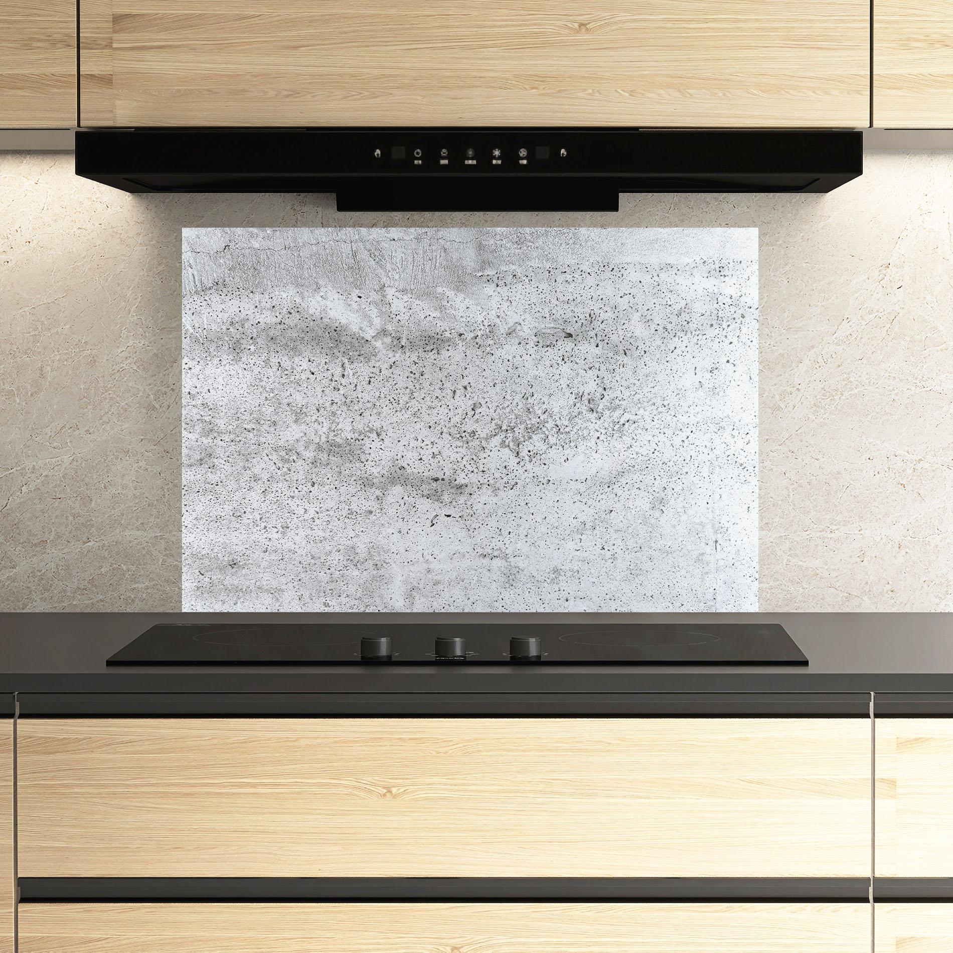 Стъклен панел за кухня Cement Texture mockup 3