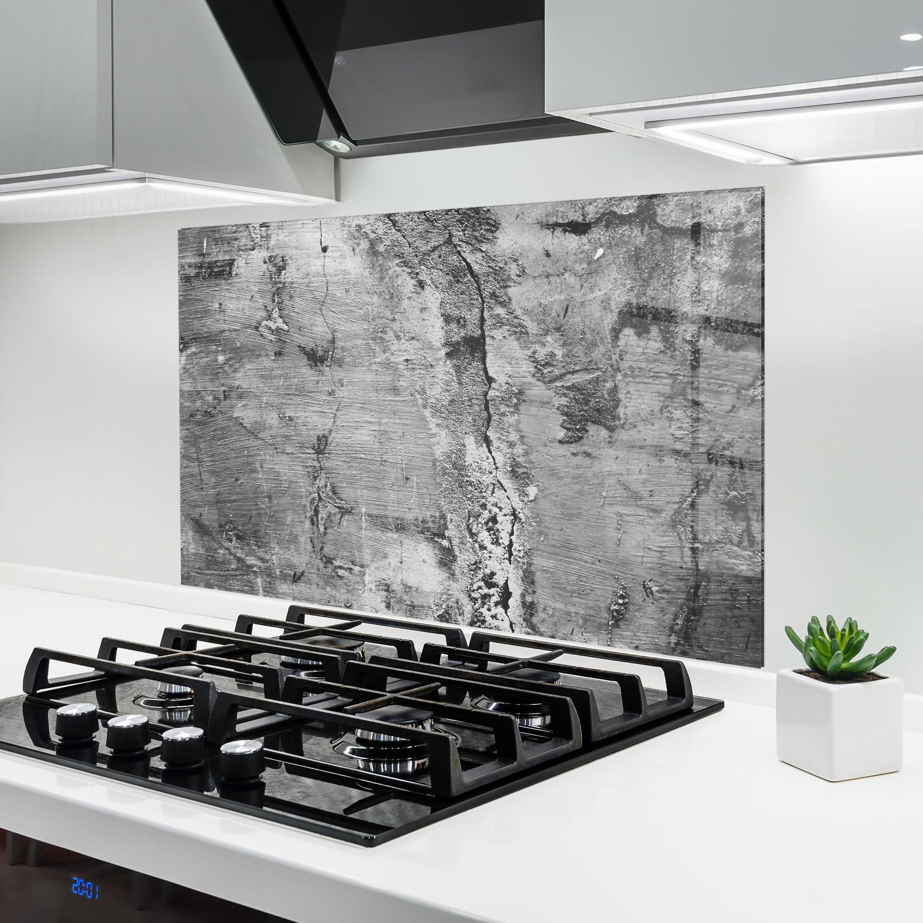 Стъклен панел за кухня Cement Surface mockup 6