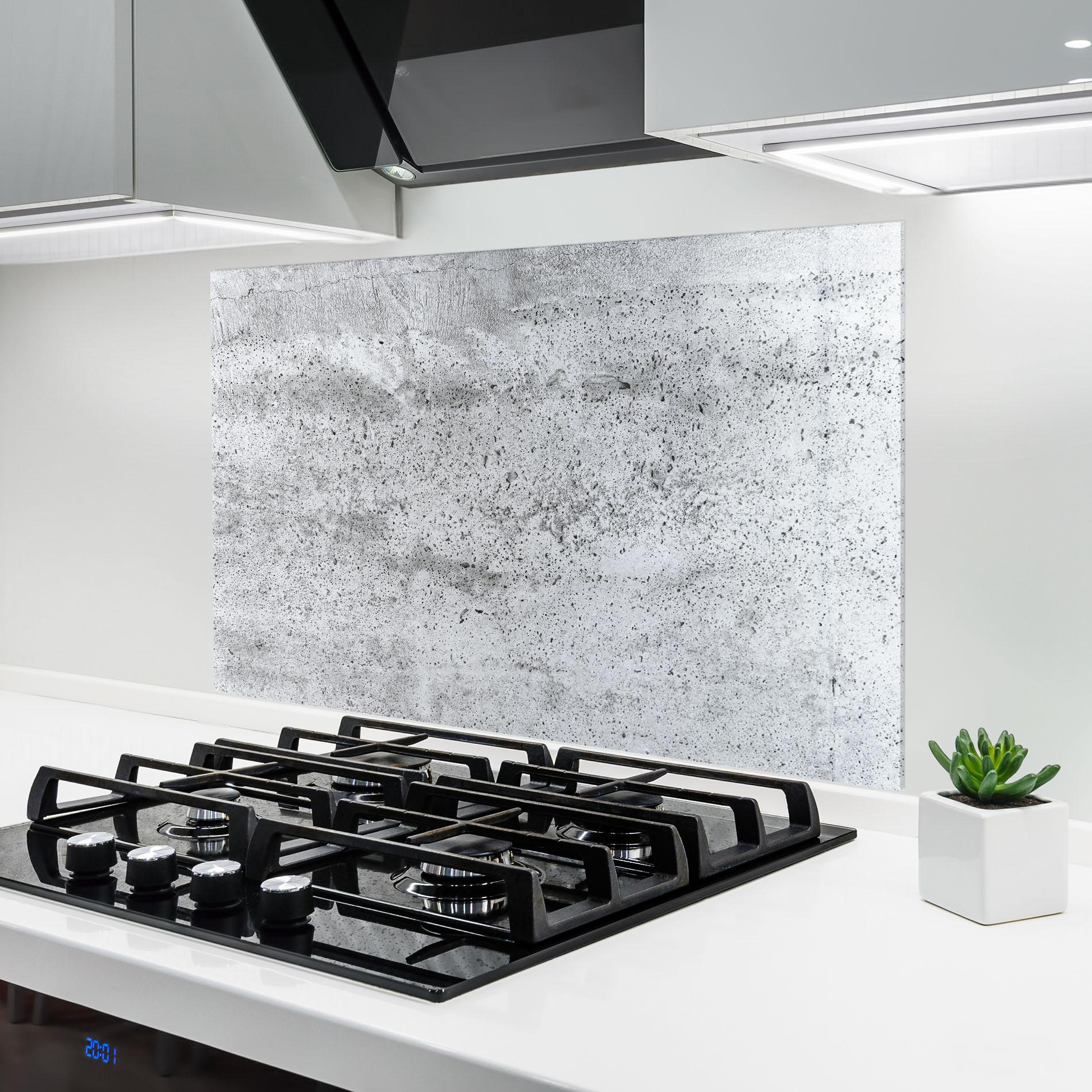 Стъклен панел за кухня Cement Texture mockup 6