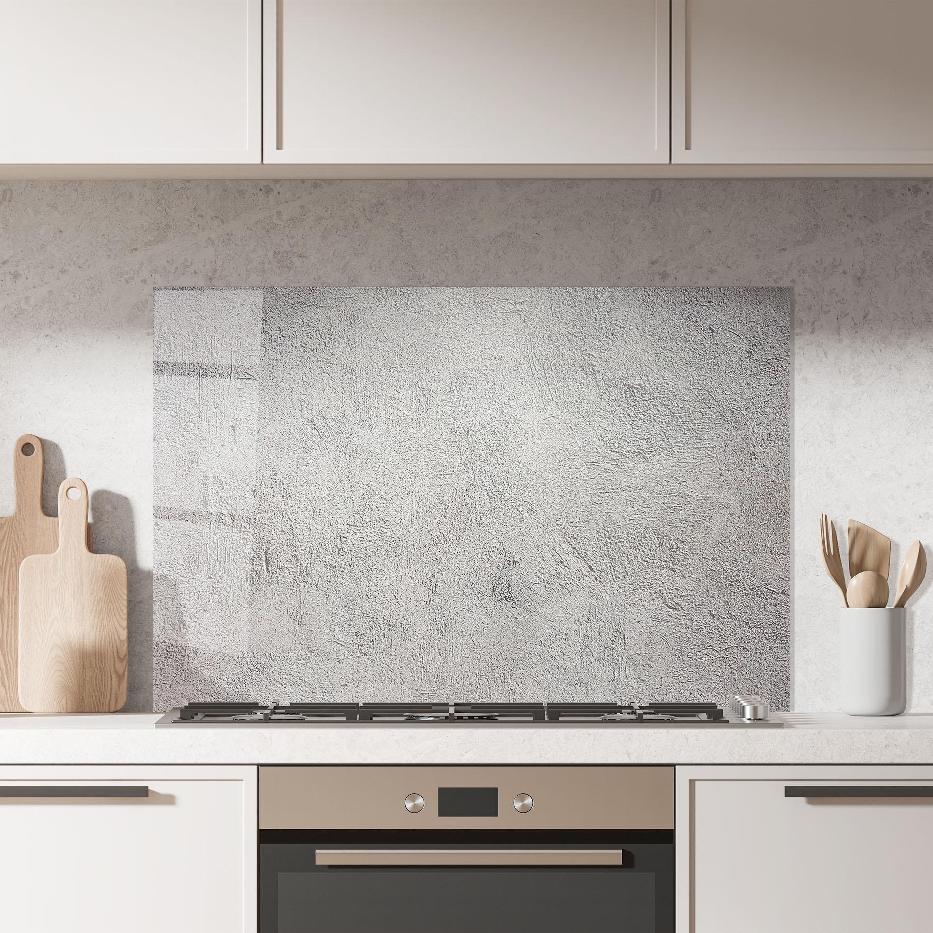 Стъклен панел за кухня Grey Texture Ciment mockup 7