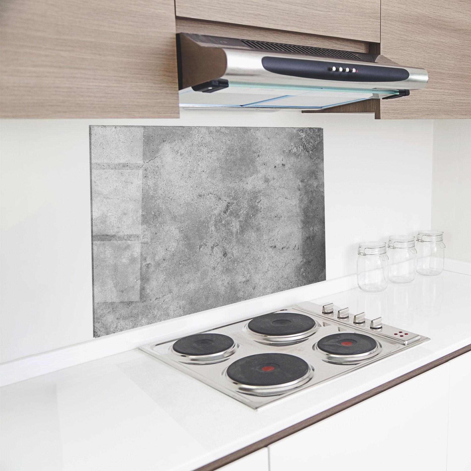Стъклен панел за кухня Cement Wall Texture Background mockup 8