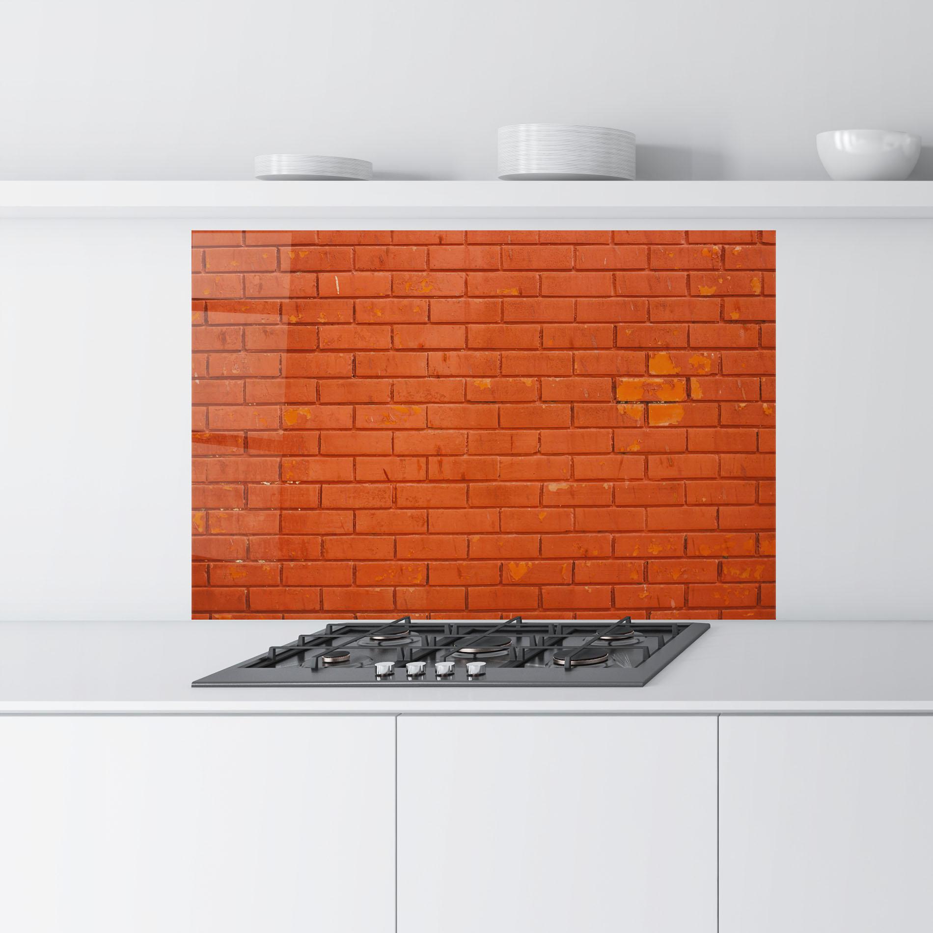 Стъклен панел за кухня Simetric Bircks mockup 9