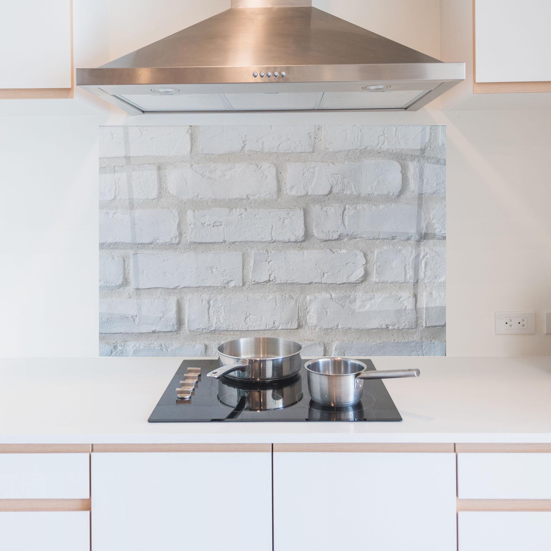 Стъклен панел за кухня Bright Bricks mockup 5