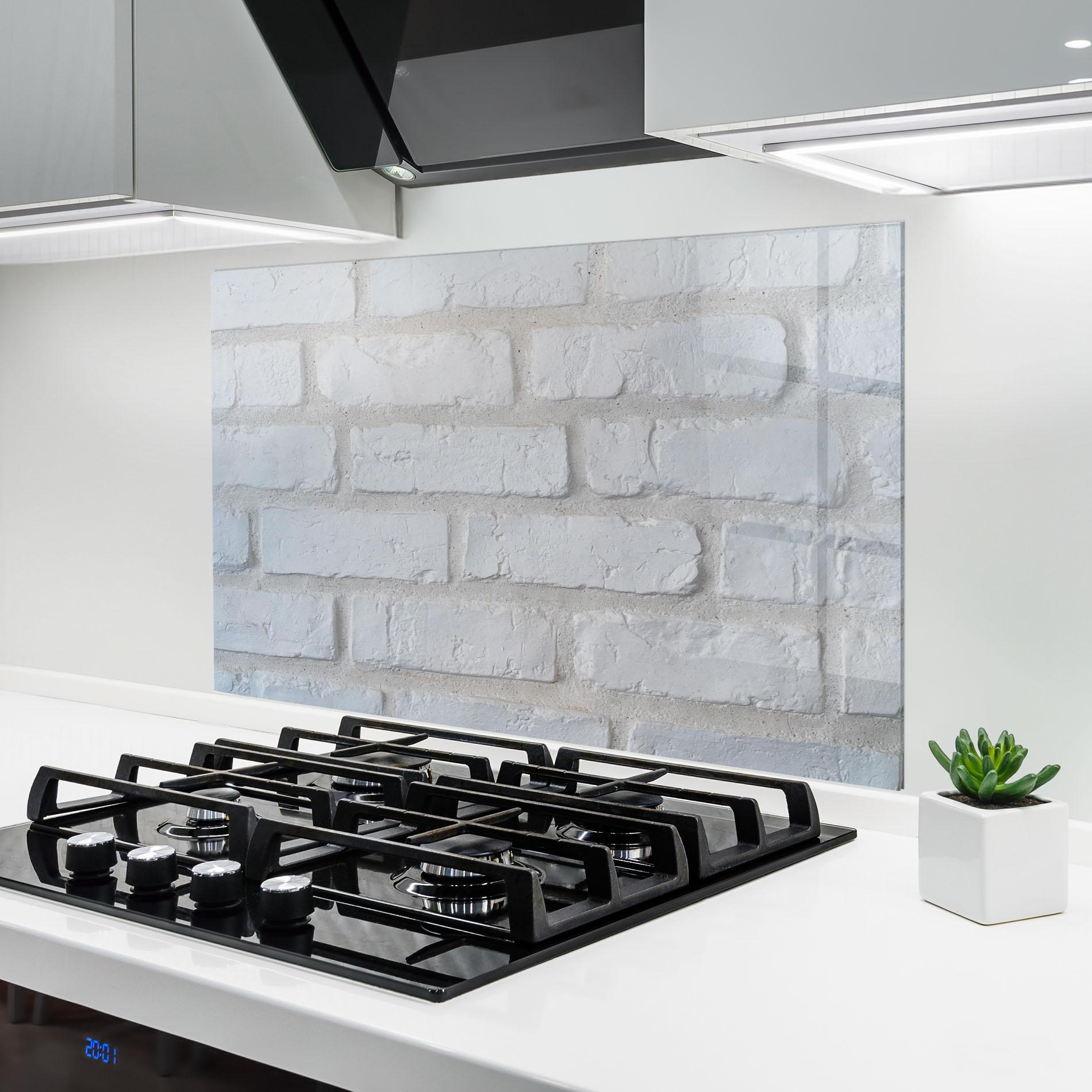 Стъклен панел за кухня Bright Bricks mockup 6